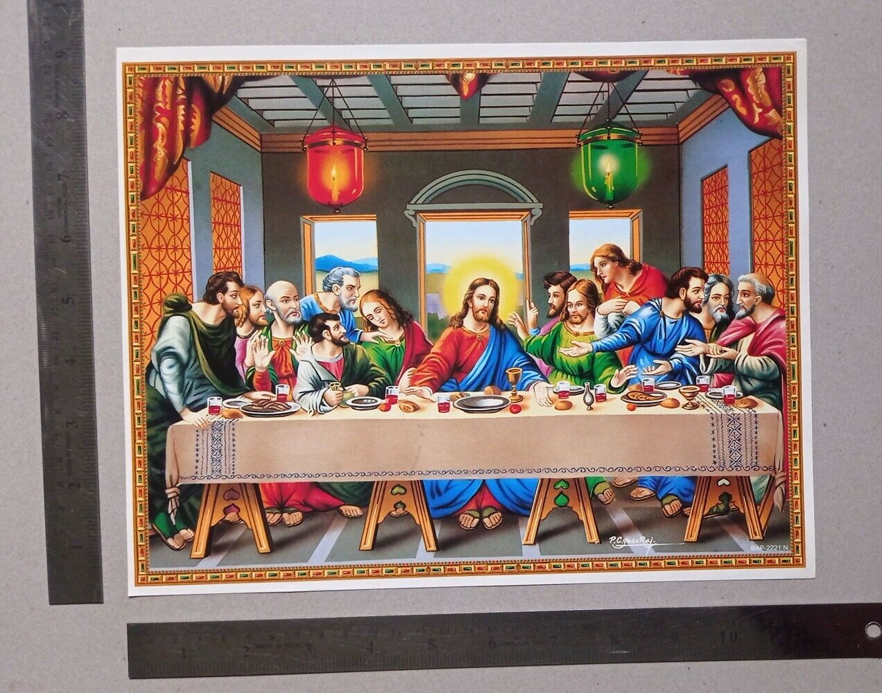 Jesus Christ The Last Supper 8x11 Inch Normal Paper