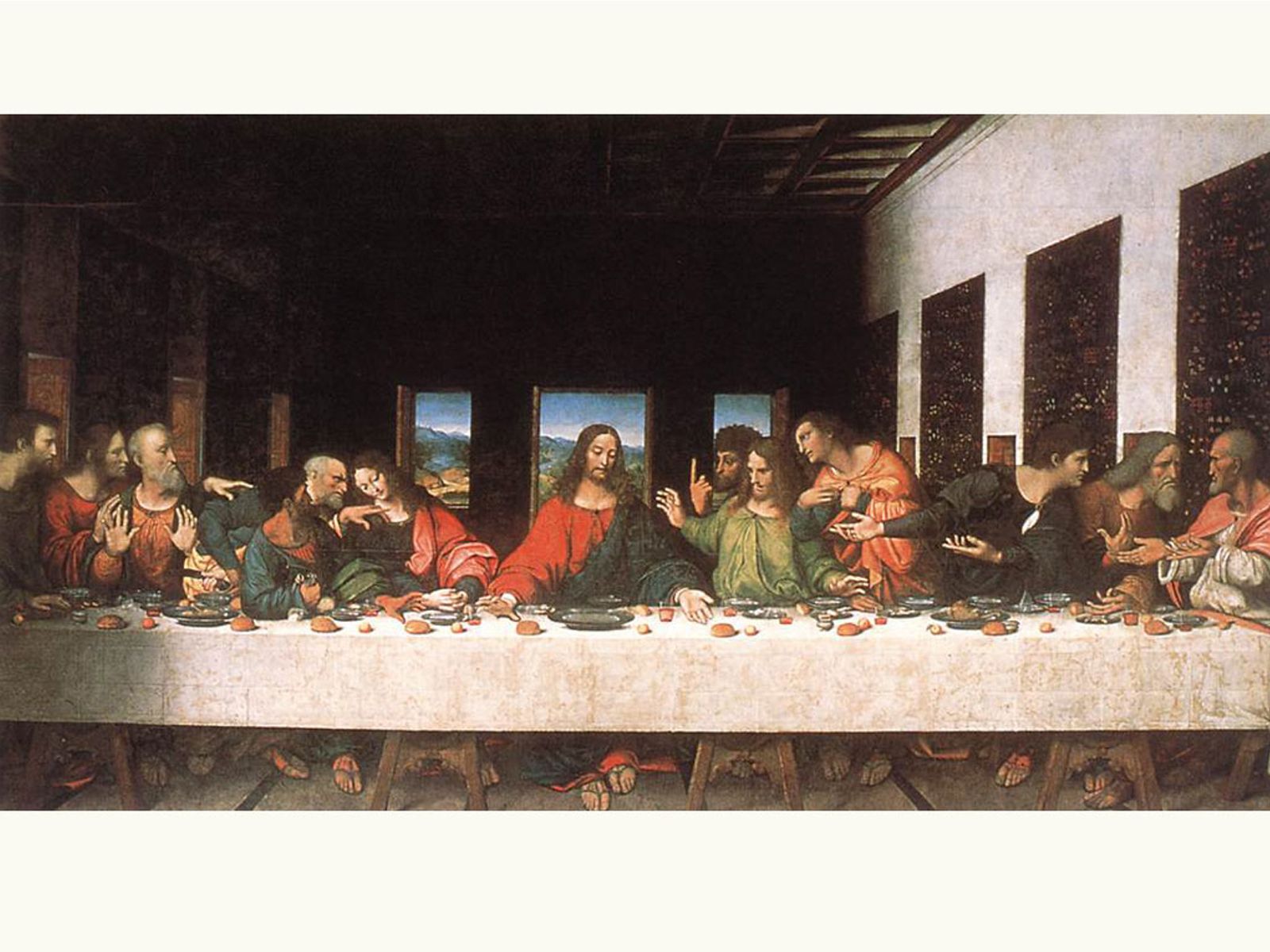 The Last Supper Wallpaper Free The Last Supper Background