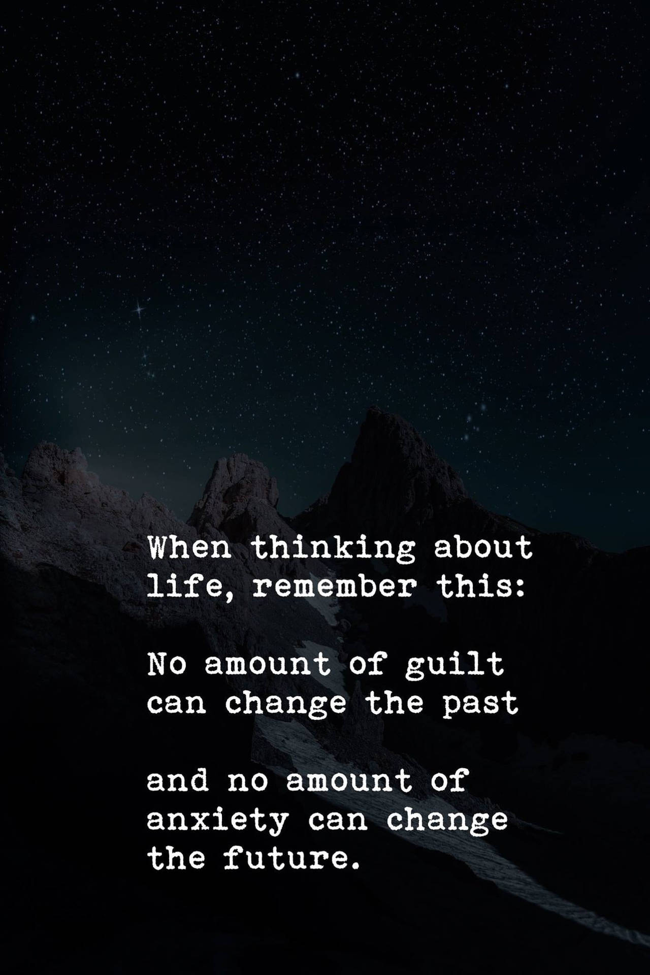 Download Guilt And Anxiety Life Quotes Wallpaper