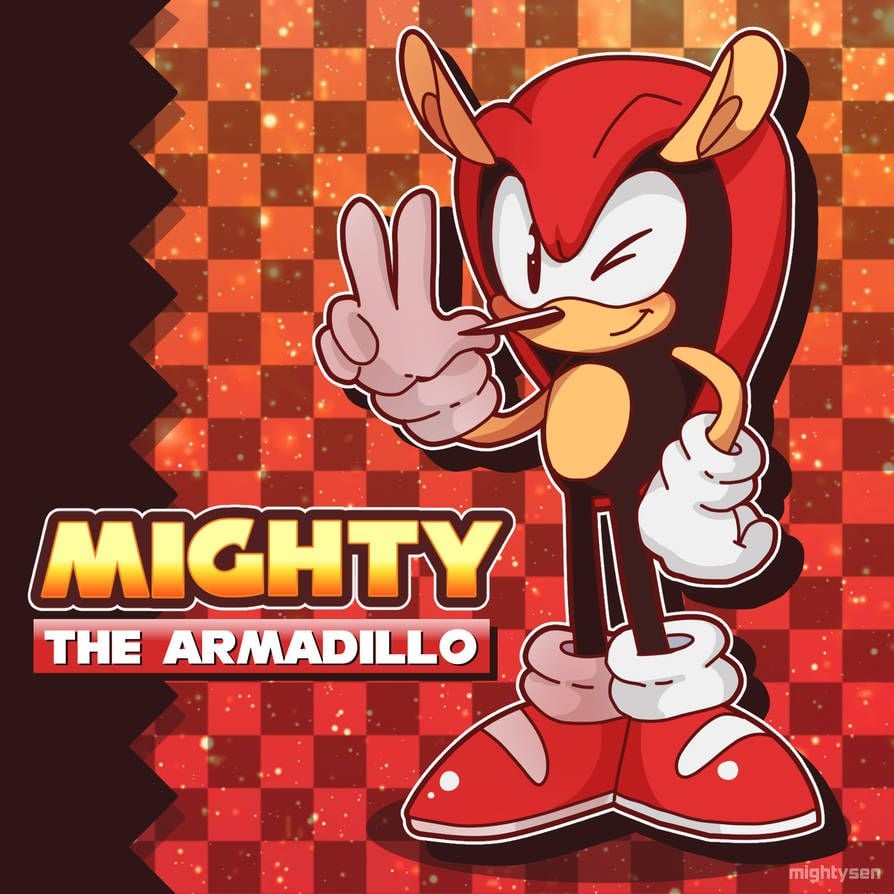 Download Mighty The Armadillo in Action Wallpaper