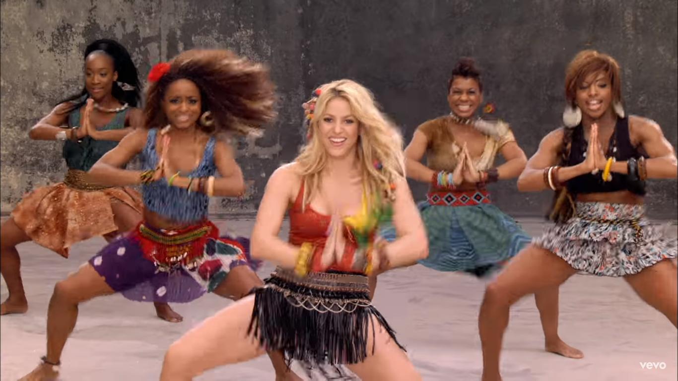 Shakira feat. Freshlyground: Waka Waka (This Time for Africa) (Music Video 2010)