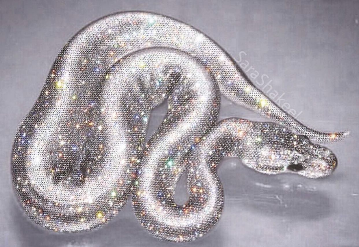 SARA SHAKEEL GLITTER ART SNAKE. Glitter art, Glitter photography, Snake wallpaper
