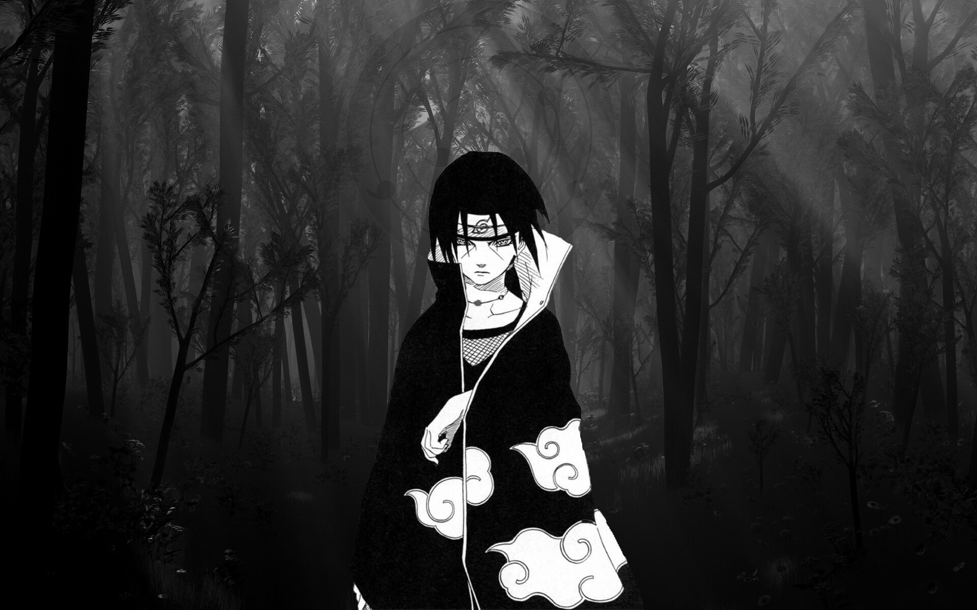 İtachi Uchiha Manga Wallpaper Fanart
