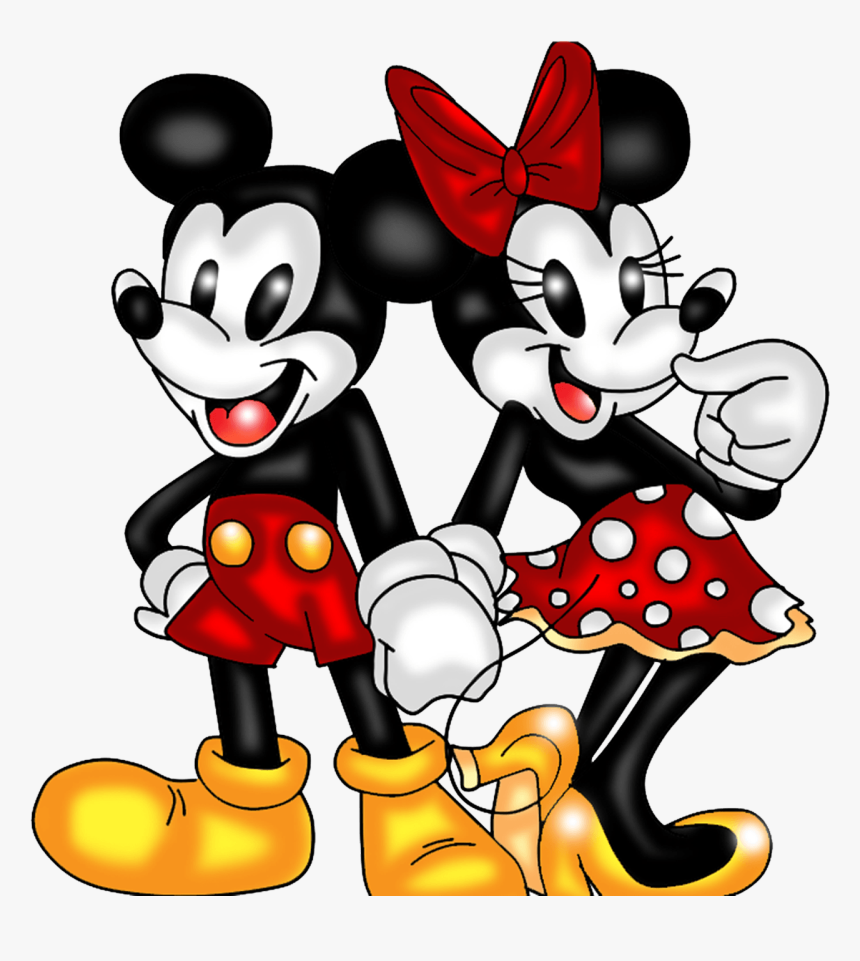 Mickey And Minnie Mouse Love Couple Wallpaper HD And Minnie Hd, HD Png Download, Transparent Png Image