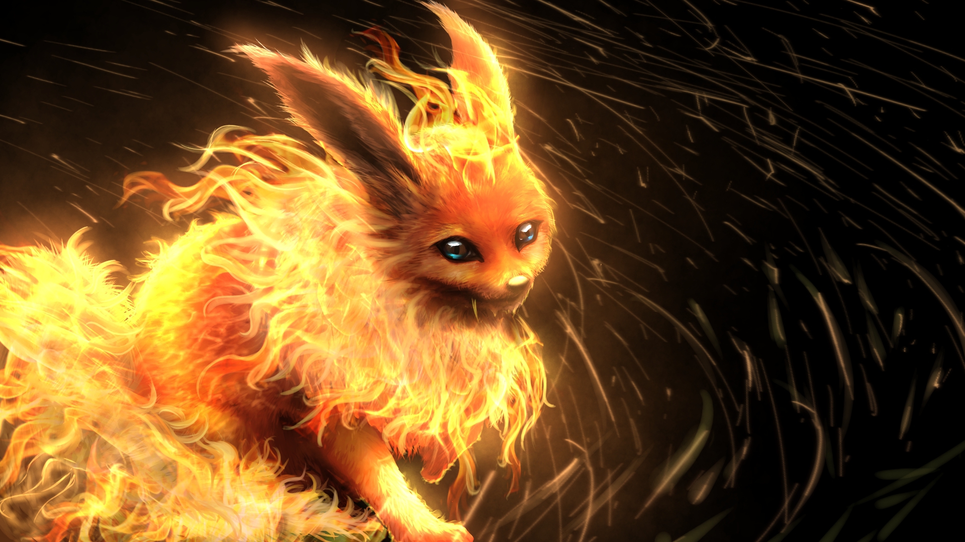 Flareon (Pokémon) HD Wallpaper and Background