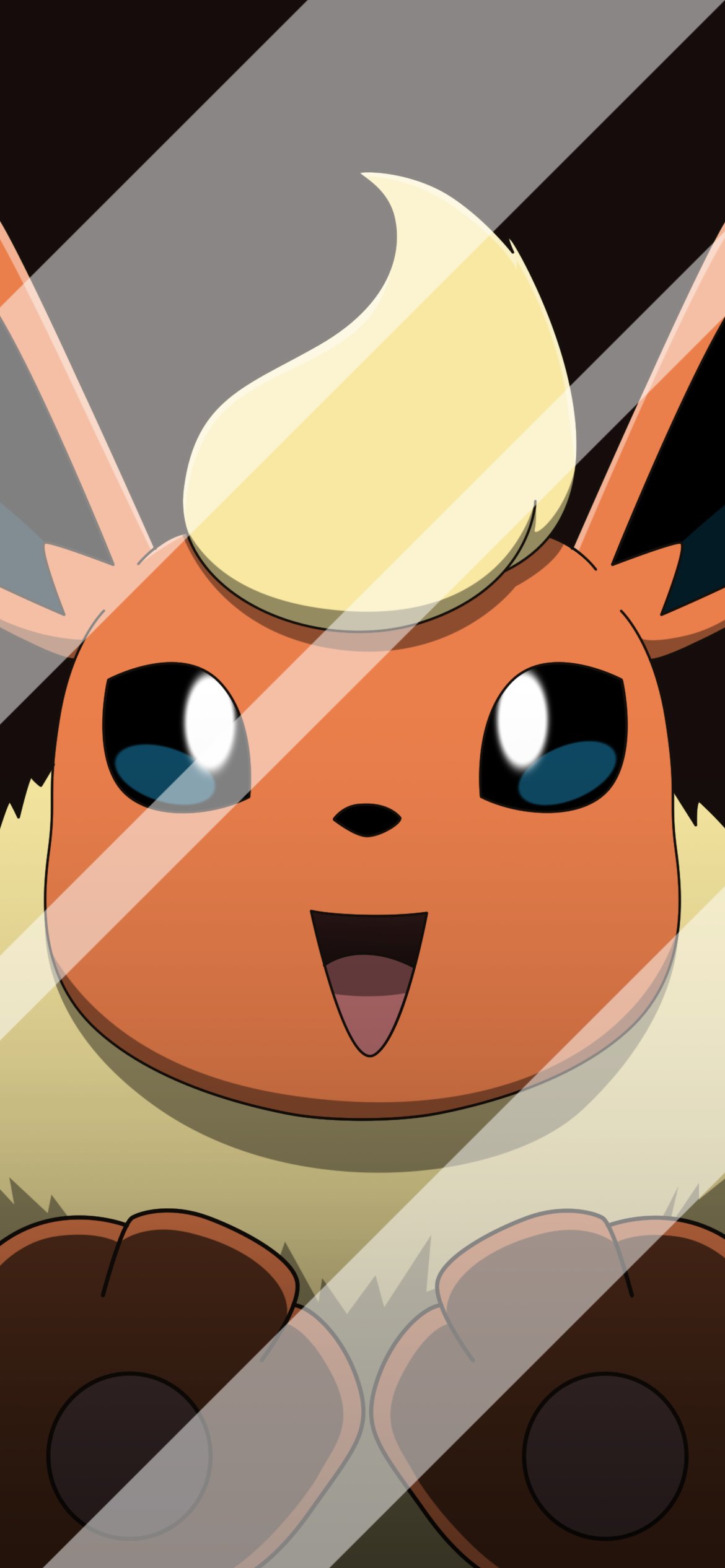 All0412 ✪ Pokémon Mobile Wallpaper: Flareon #Kanto #Shiny #Fanart