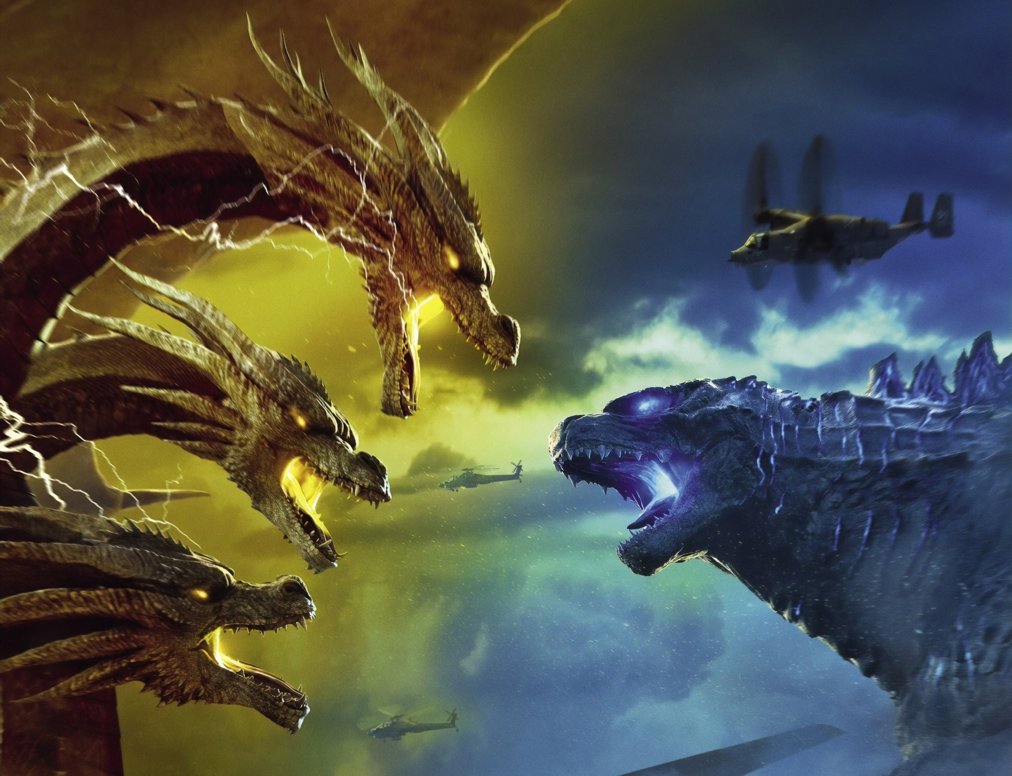 King Ghidorah wallpaper for desktop, download free King Ghidorah picture and background for PC