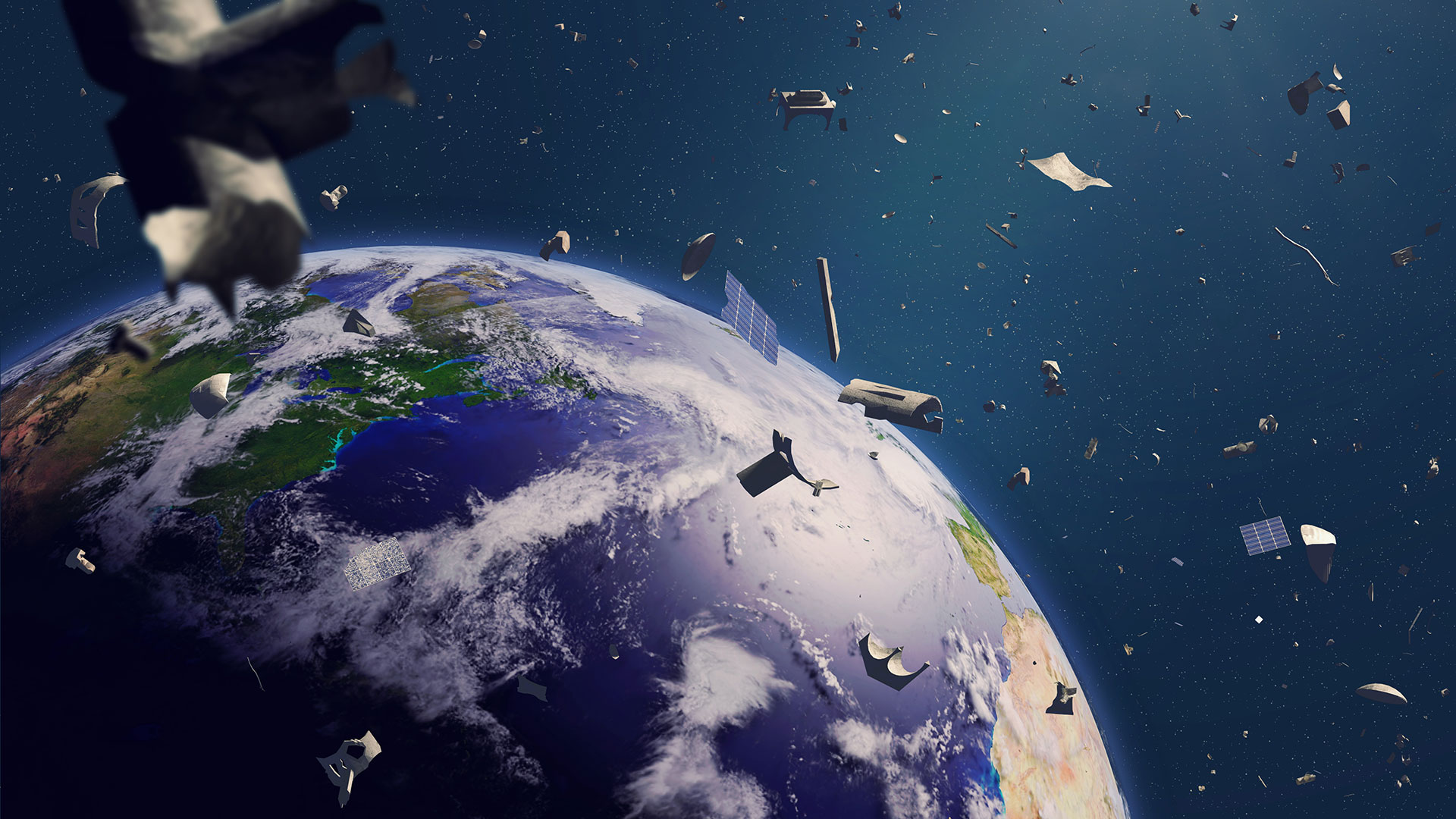 Space debris detected for the first time during