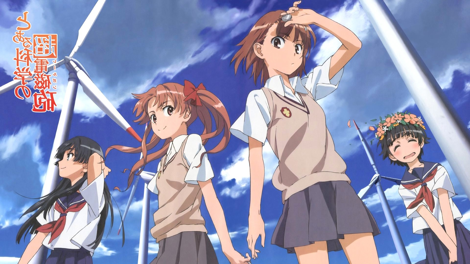 anime, Anime Girls, To Aru Majutsu No Index, Misaka Mikoto, Saten Ruiko, Shirai Kuroko, Uiharu Kazari Wallpaper HD / Desktop and Mobile Background
