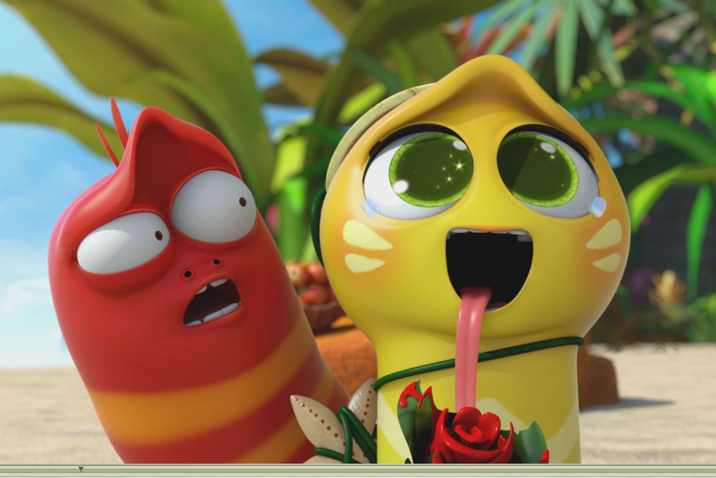 Larva Cartoon Wallpaper