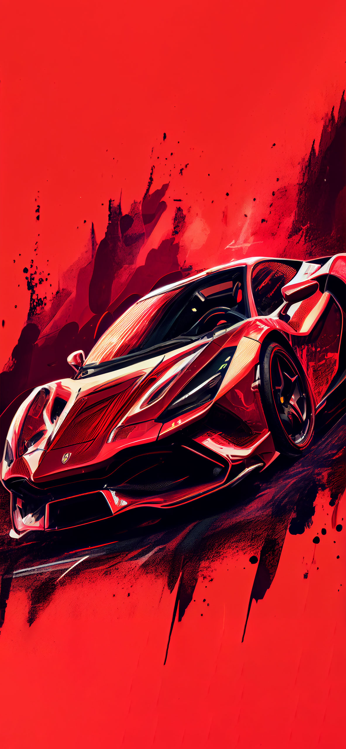 Ferrari F8 Tributo Red Wallpaper