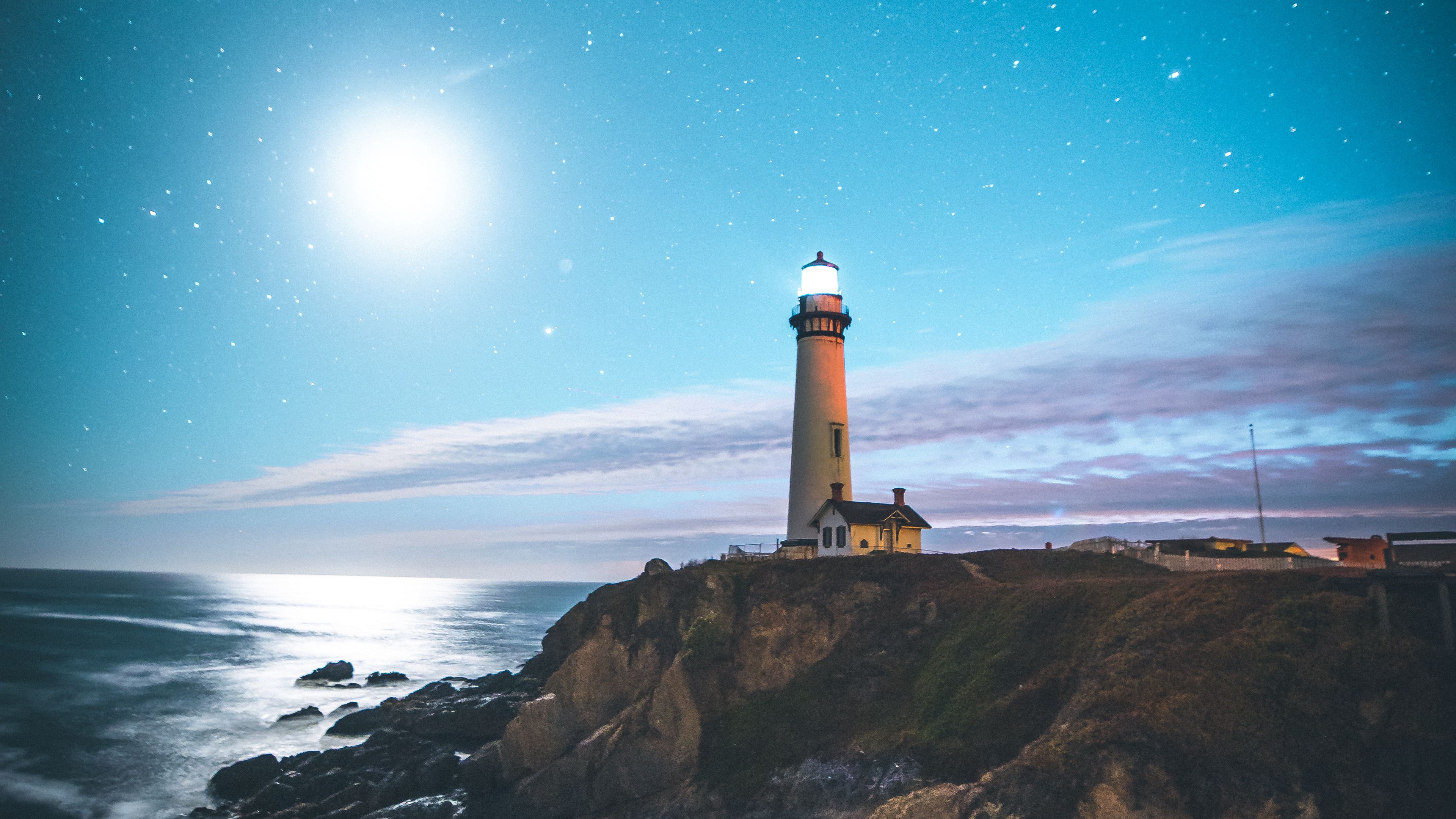 Illustration Lighthouse 4k Wallpapers - Wallpaper Cave