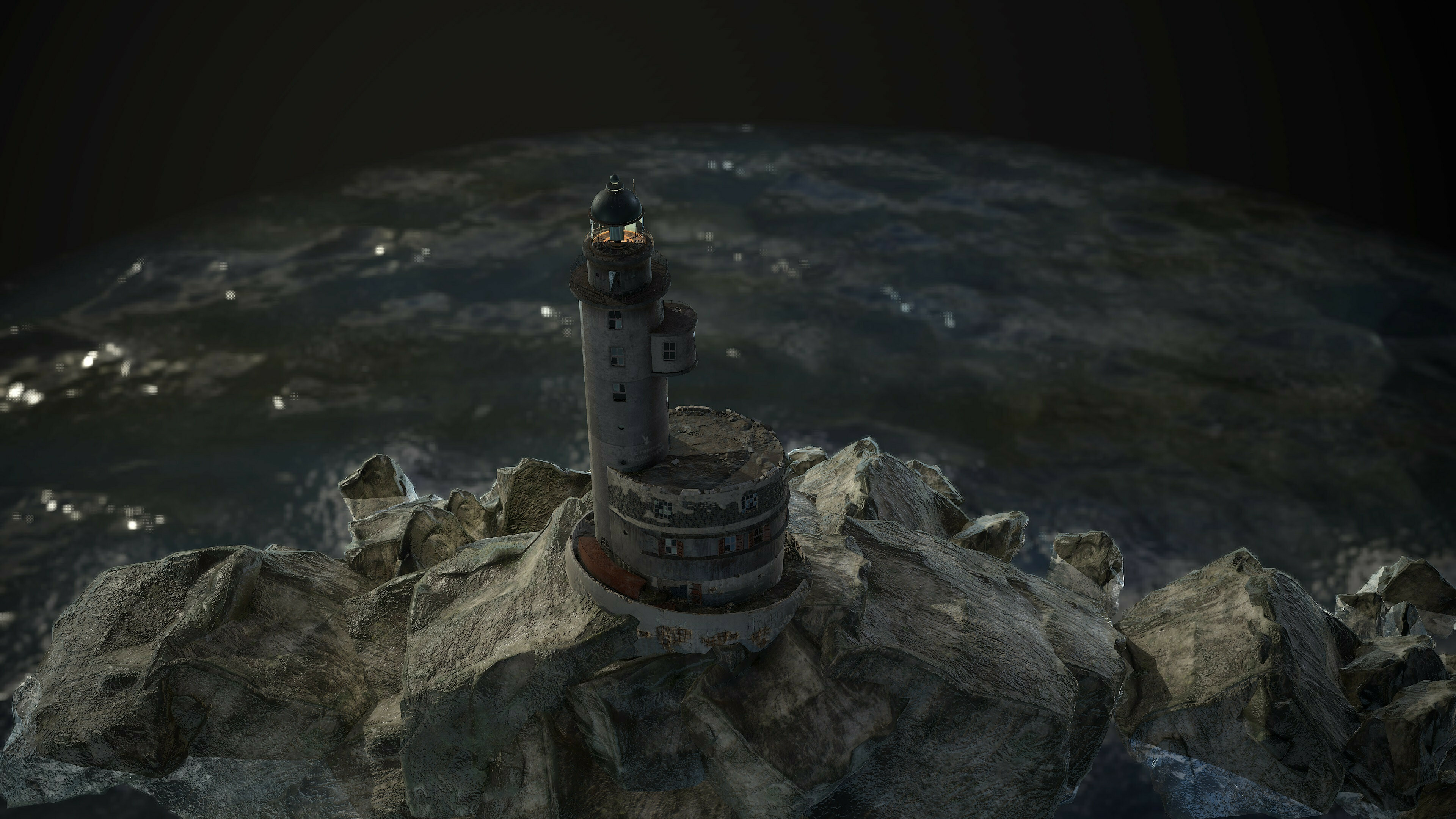 Download wallpaper 3840x2160 artwork, coast, lighthouse 4k wallpaper, uhd wallpaper, 16:9 widescreen 3840x2160 HD background, 27738