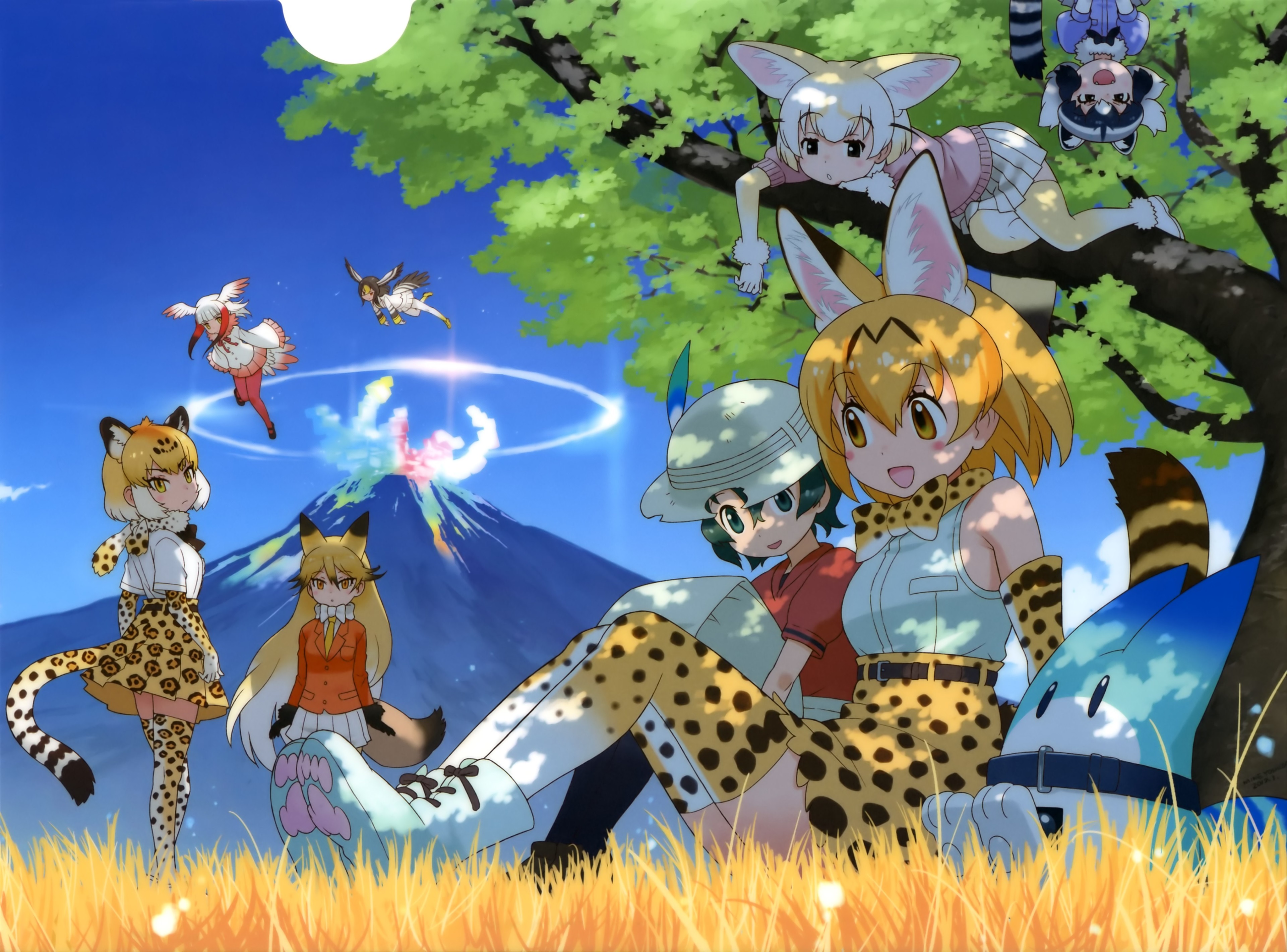3840x2841 kemono friends 4k HD cool Gallery HD Wallpaper