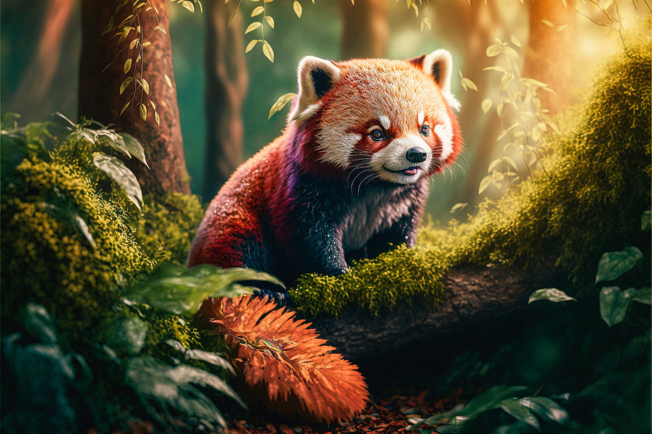 Red Panda Animal Forest Ai