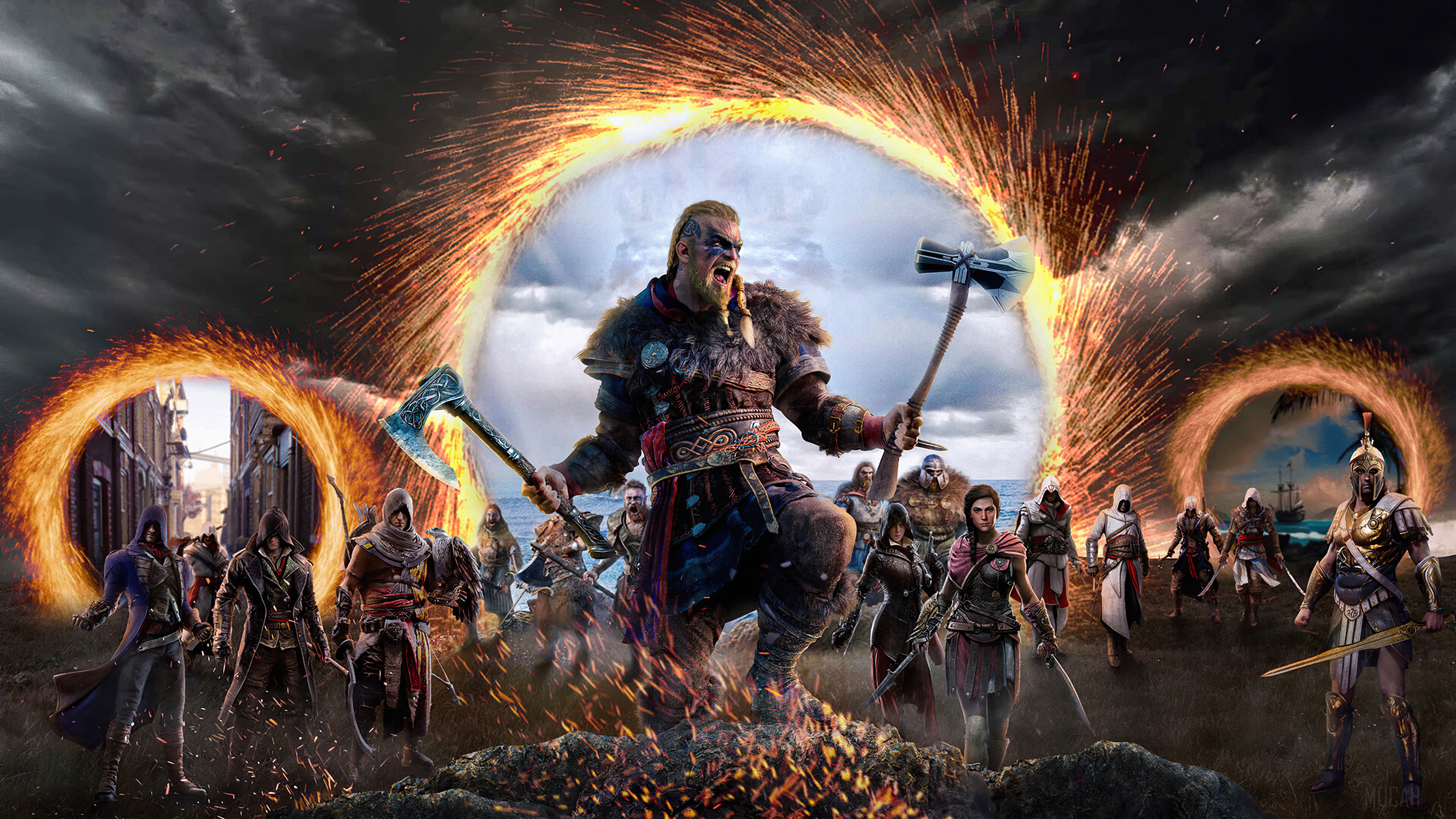 Assassins Creed Valhalla, Video Game, AC Valhalla, Eivor 4k Gallery HD Wallpaper