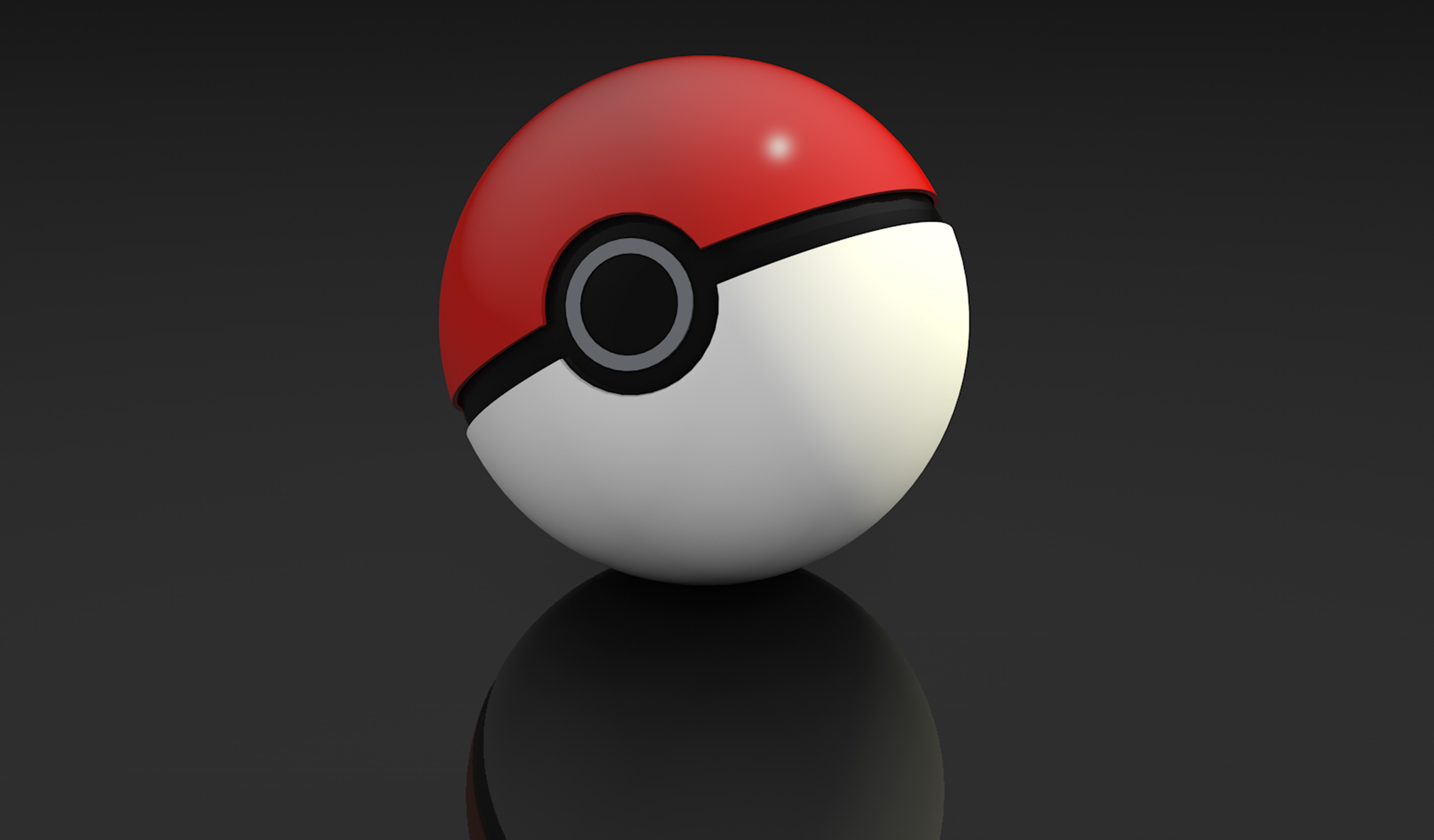 Wallpaper / Indoors, Sphere, Pokeball 4k Download Best HD Desktop, Black Color, Black Background, 4K, Close Up, Gray, Inflatable, No People, White Color, Shape, Circle Free Download