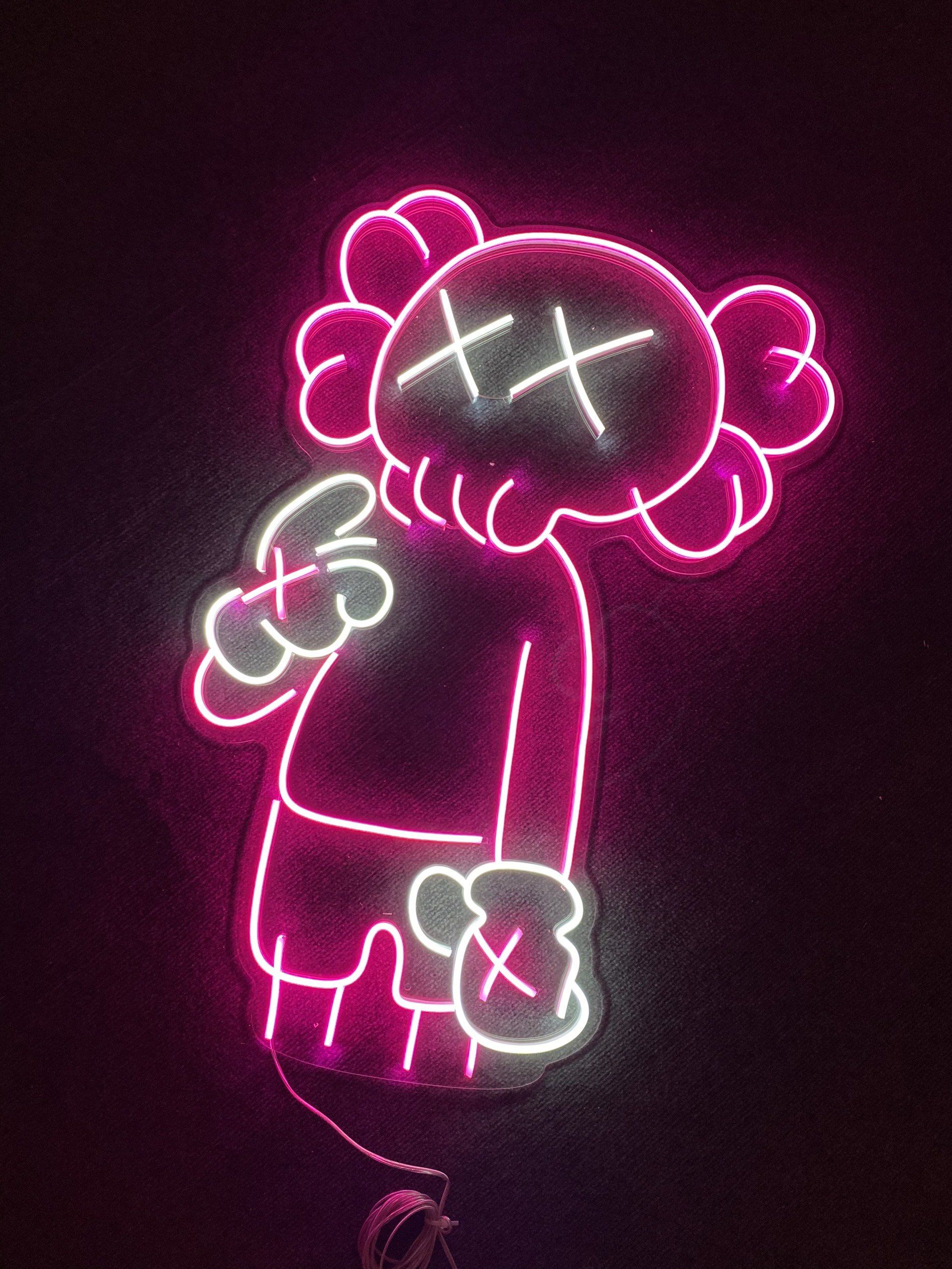 Free download KAWS LED Neon Sign Kaws wallpaper Neon signs Led neon signs [1920x2560] for your Desktop, Mobile & Tablet. Explore Kaws Purple Wallpaper. Background Purple, Purple Background, Purple Background