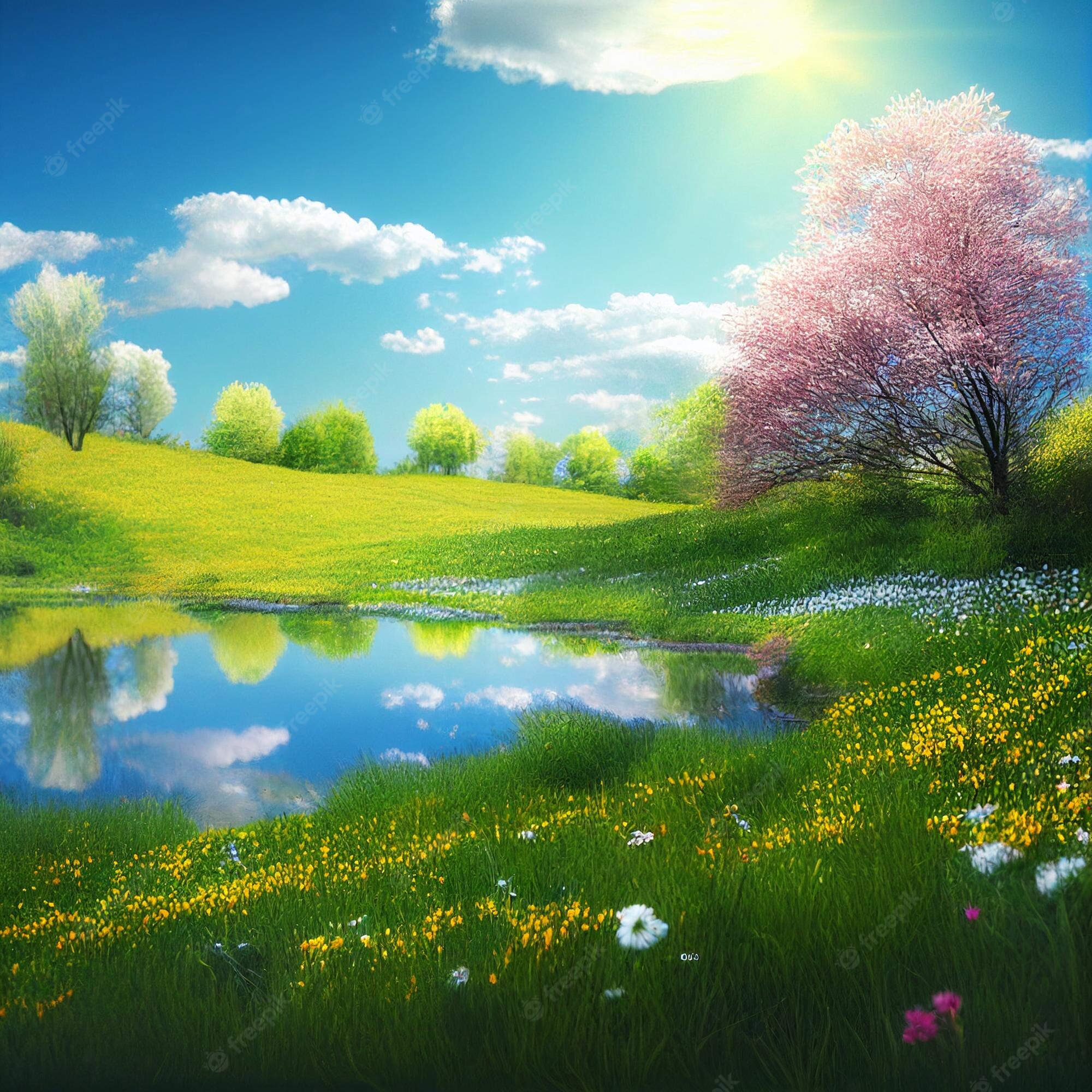Magic Spring Tree Wallpapers Wallpaper Cave Wp12200871