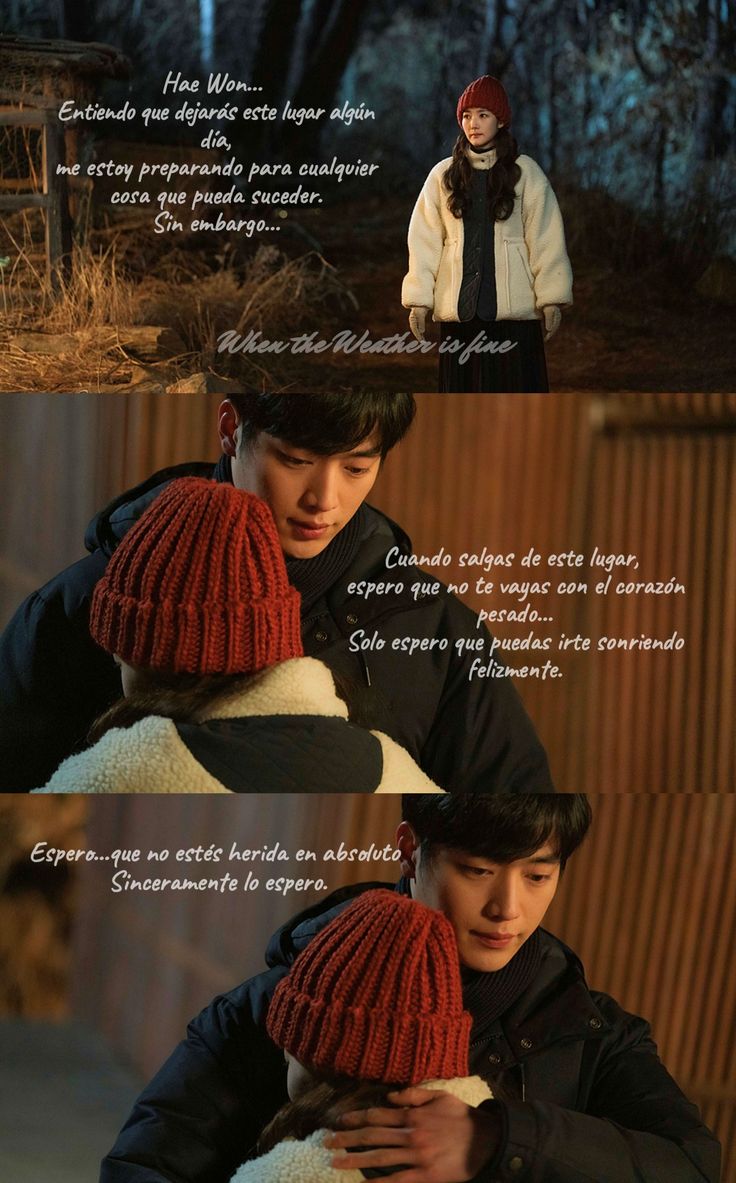 When the Weather is Fine