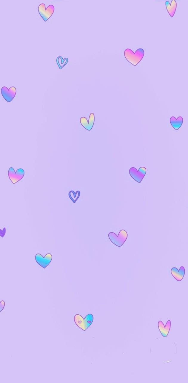 Pastel Lavender Heart Wallpapers - Wallpaper Cave