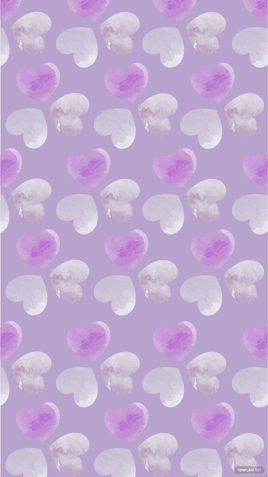 Free Pastel Purple Heart Background, Illustrator, JPG, SVG