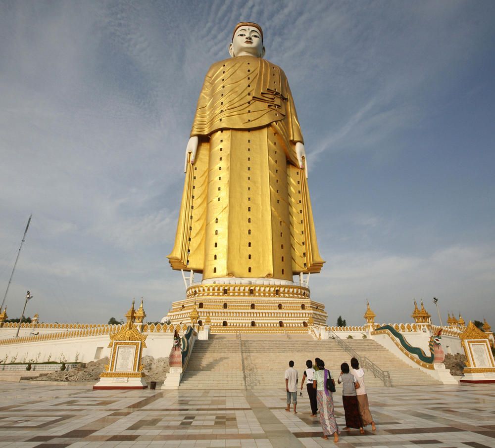 Laykyun Setkyar, Sagaing. Monywa, Statue, Monument valley