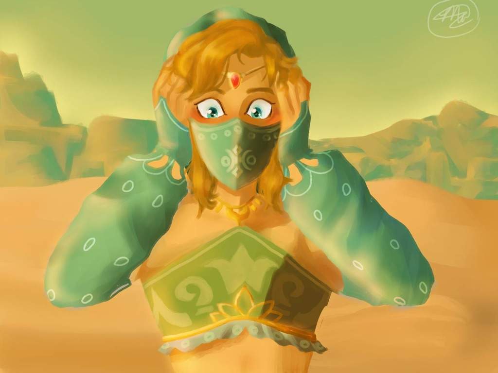 Gerudo Link. Zelda Breath Of The Wild Amino Amino