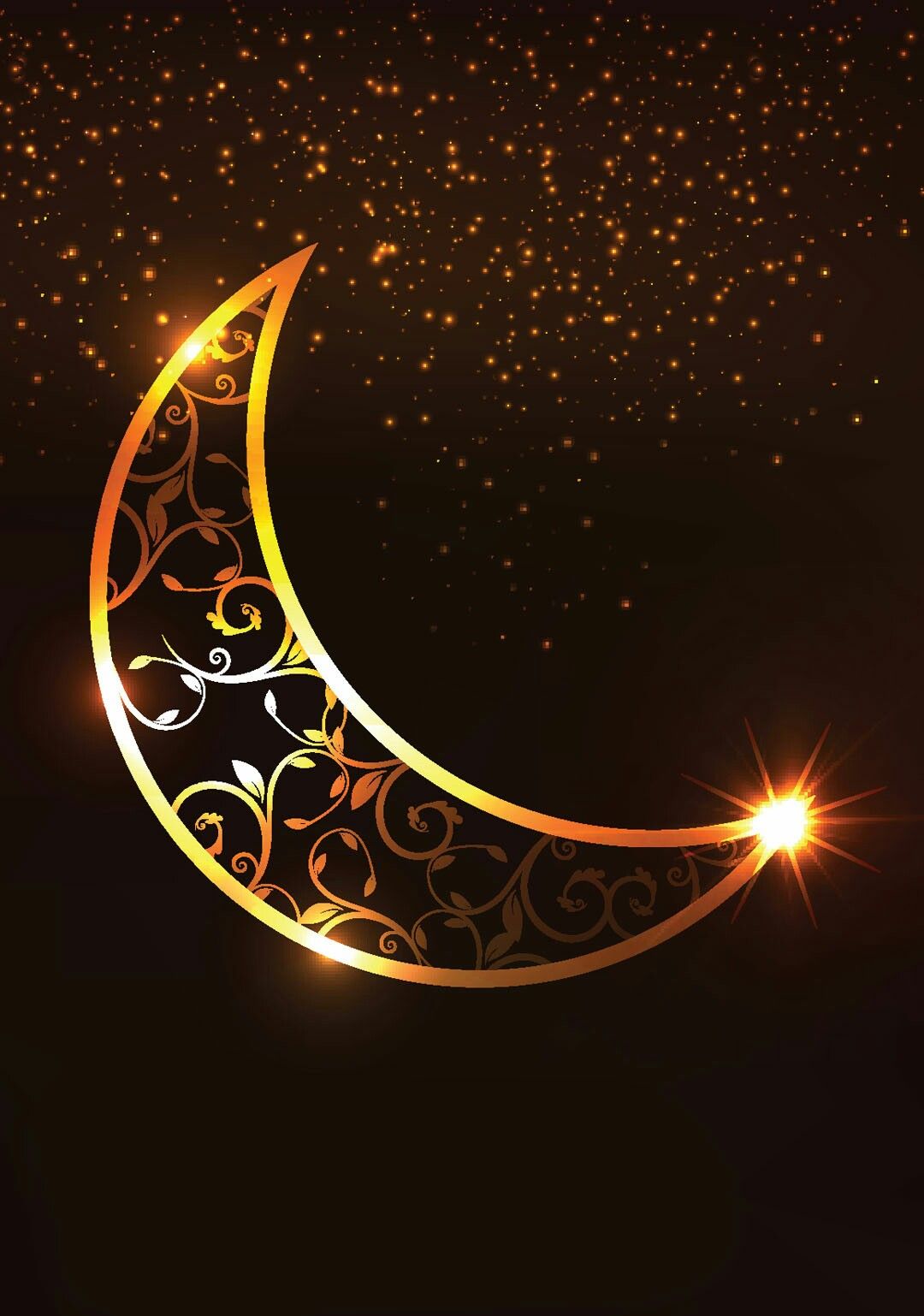 wallpaper. Gold wallpaper background, Moon art, Moon and stars wallpaper