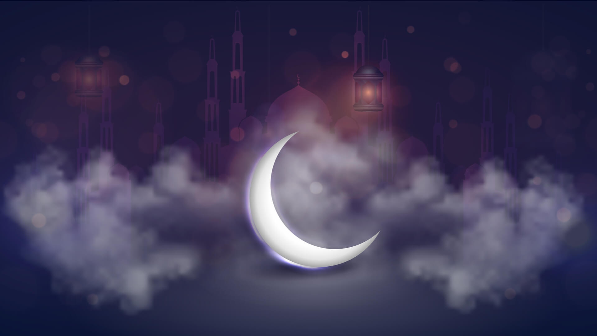 Ramadan moon Wallpaper Download