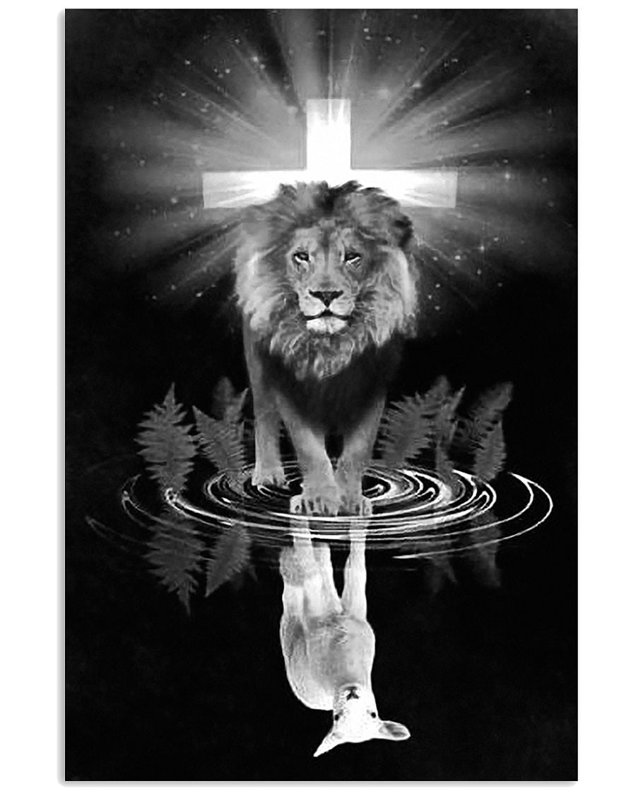 Jesus Lion And Lamb The Perfect Combination Poster, Lion Of Judah, Eas