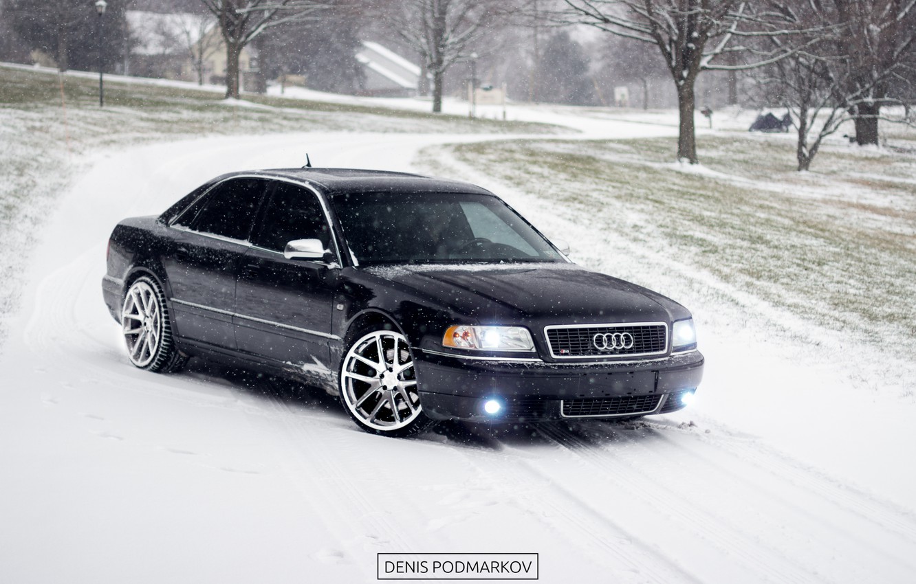 Wallpaper Audi, snow, a8 image for desktop, section audi