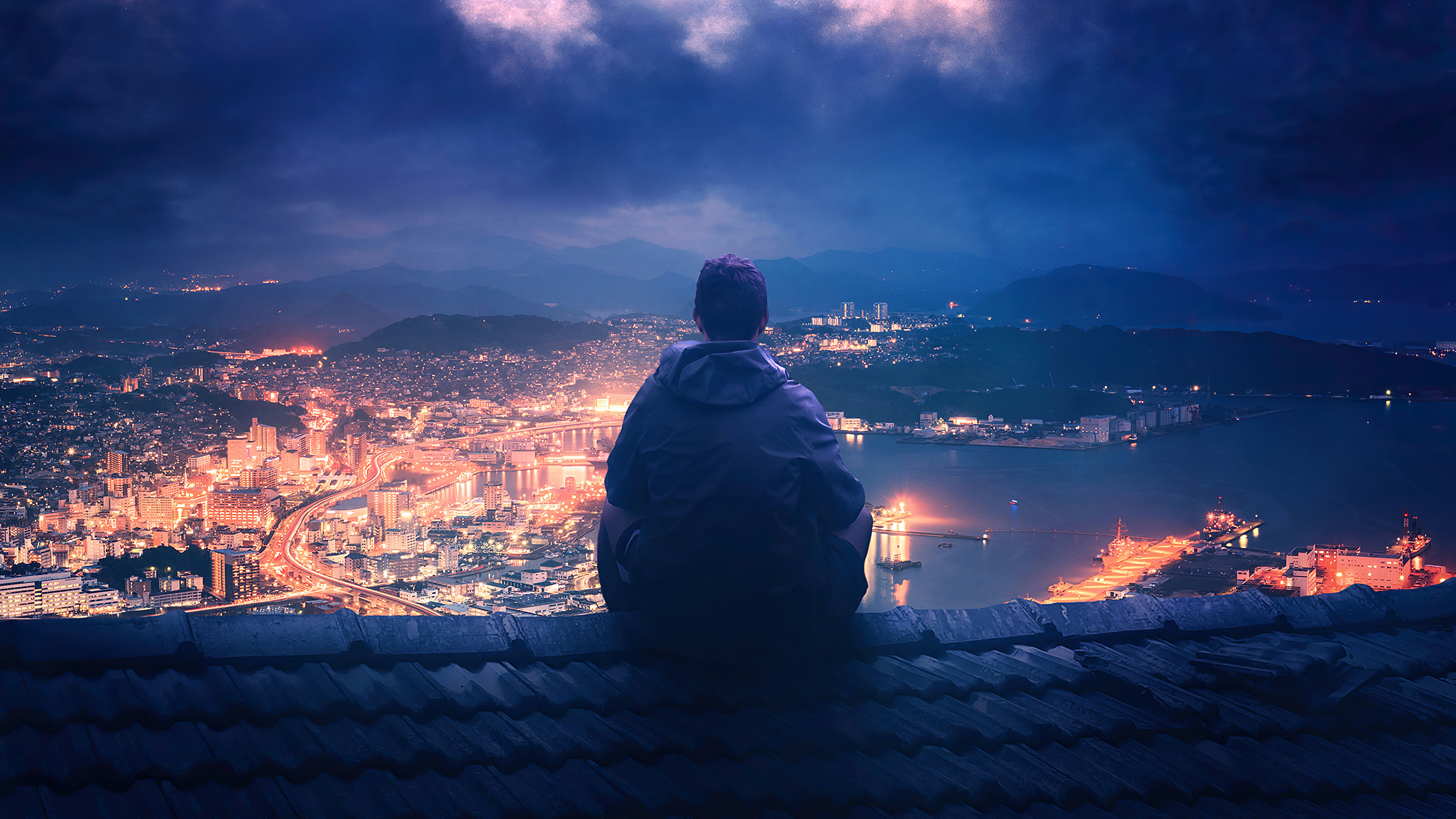 alone, artist, artwork, digital art, hd, 4k Gallery HD Wallpaper