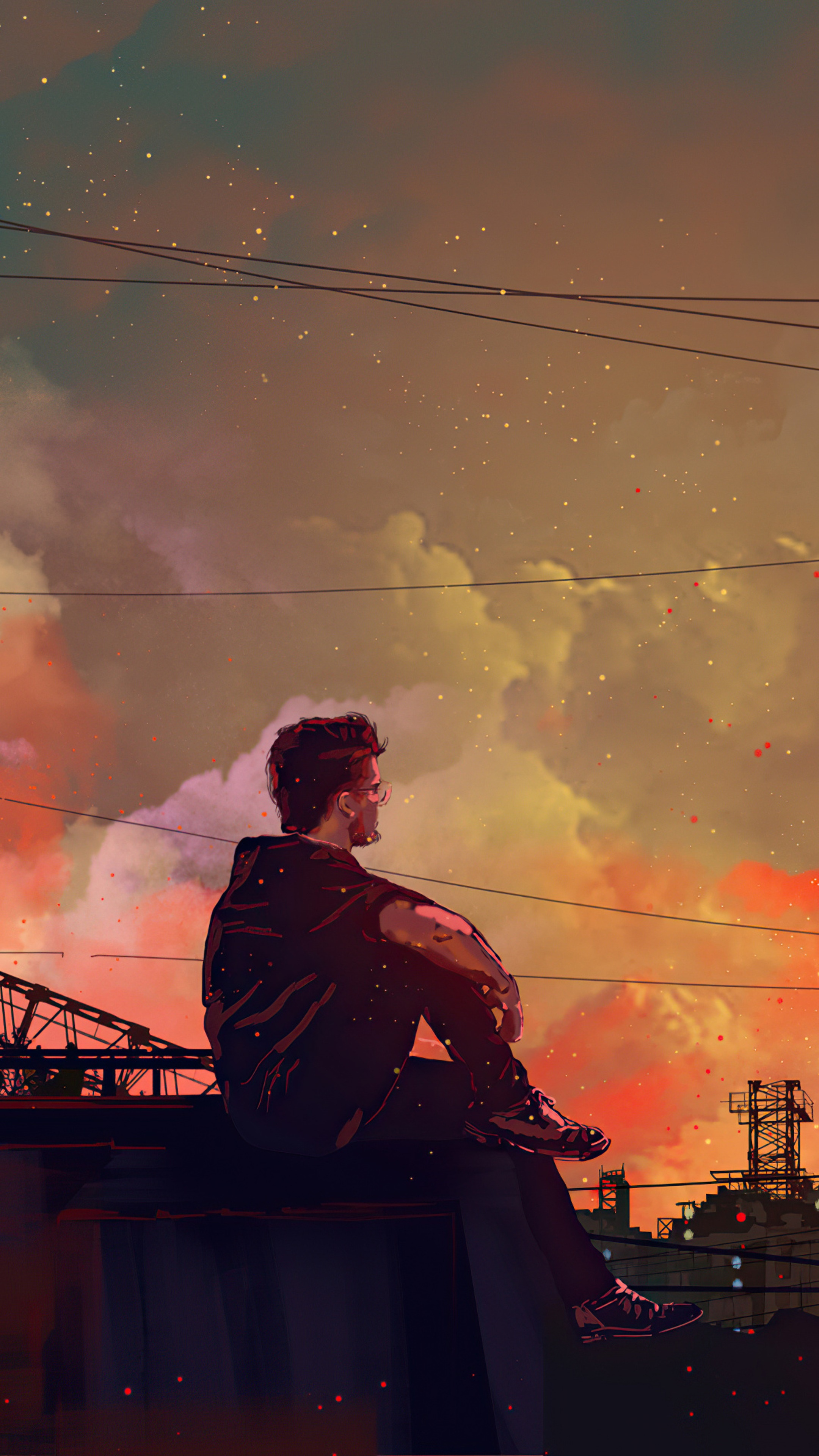 alone, sad, artist, artwork, digital art, hd, 4k, artstation Gallery HD Wallpaper