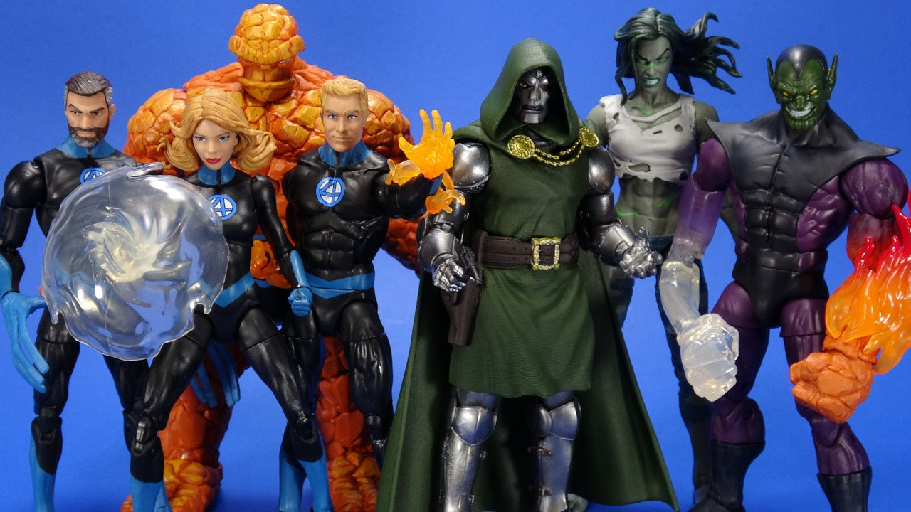Hasbro: Marvel Legends Fantastic Four Super Skrull Wave Video Review and Quick Pics