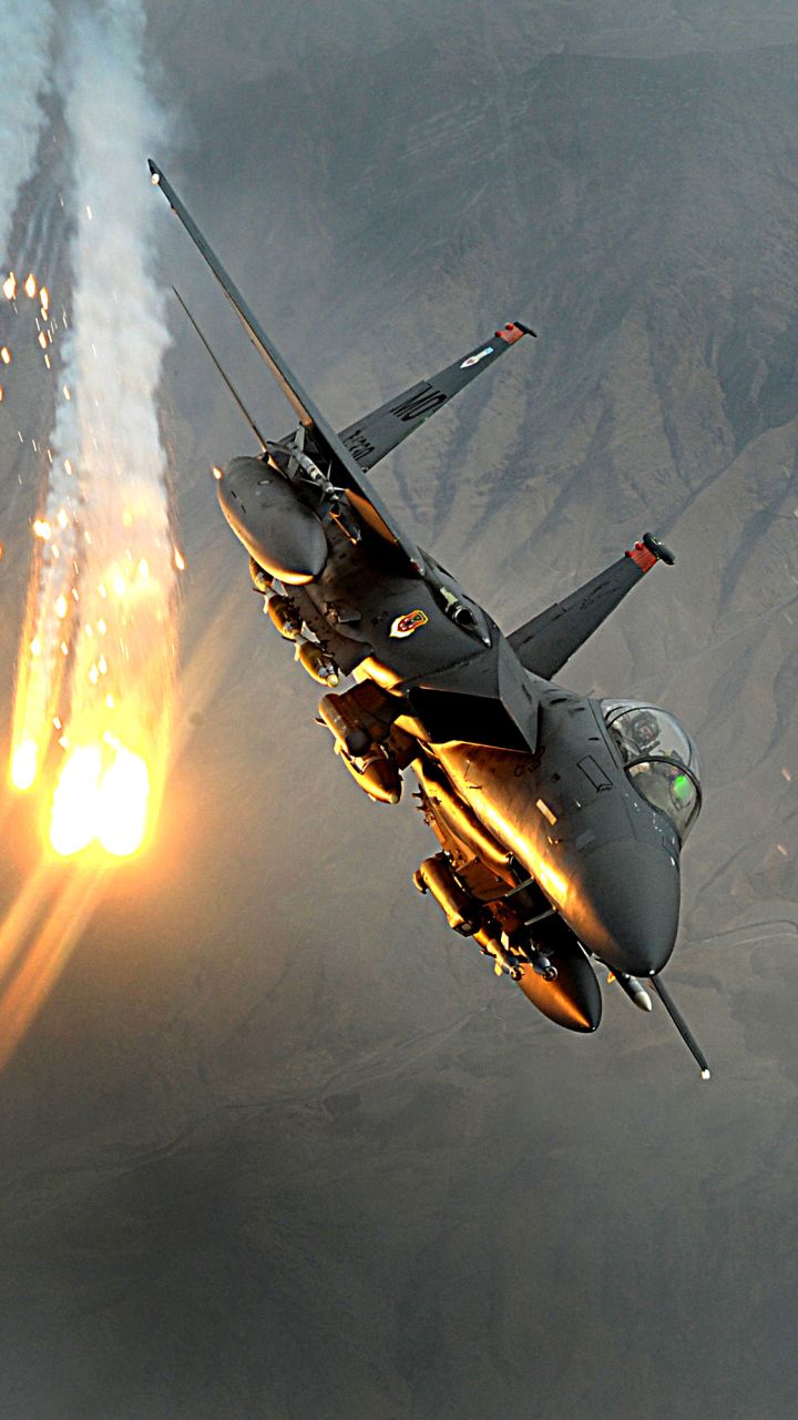 Download This Wallpaper 720x1280 McDonnell Douglas F 15E Strike Eagle (720x1280) For All Your Phones And. Aircraft, Airplane Fighter, Military Aircraft