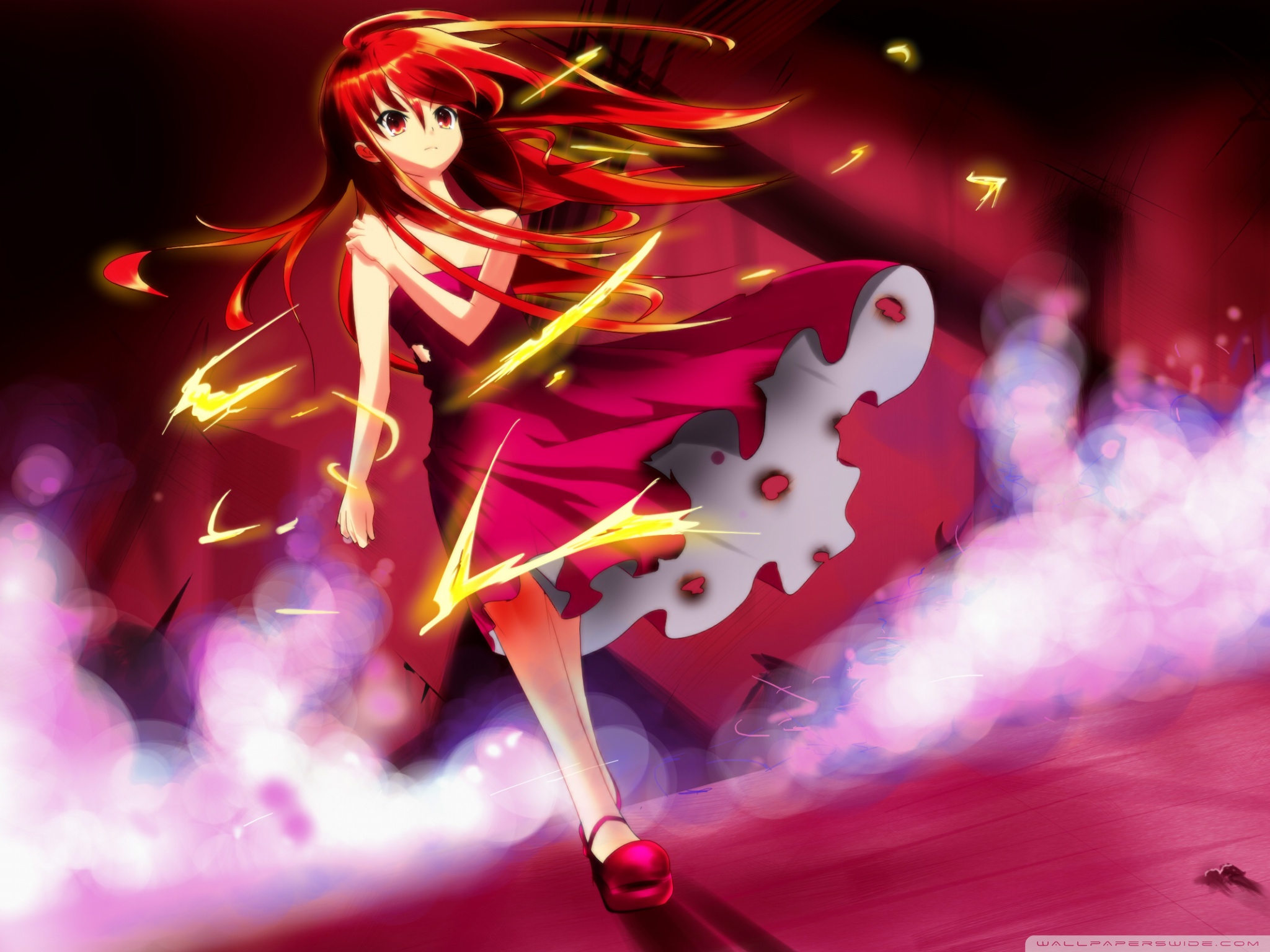 Anime Magic Girl Ultra HD Desktop Background Wallpaper for