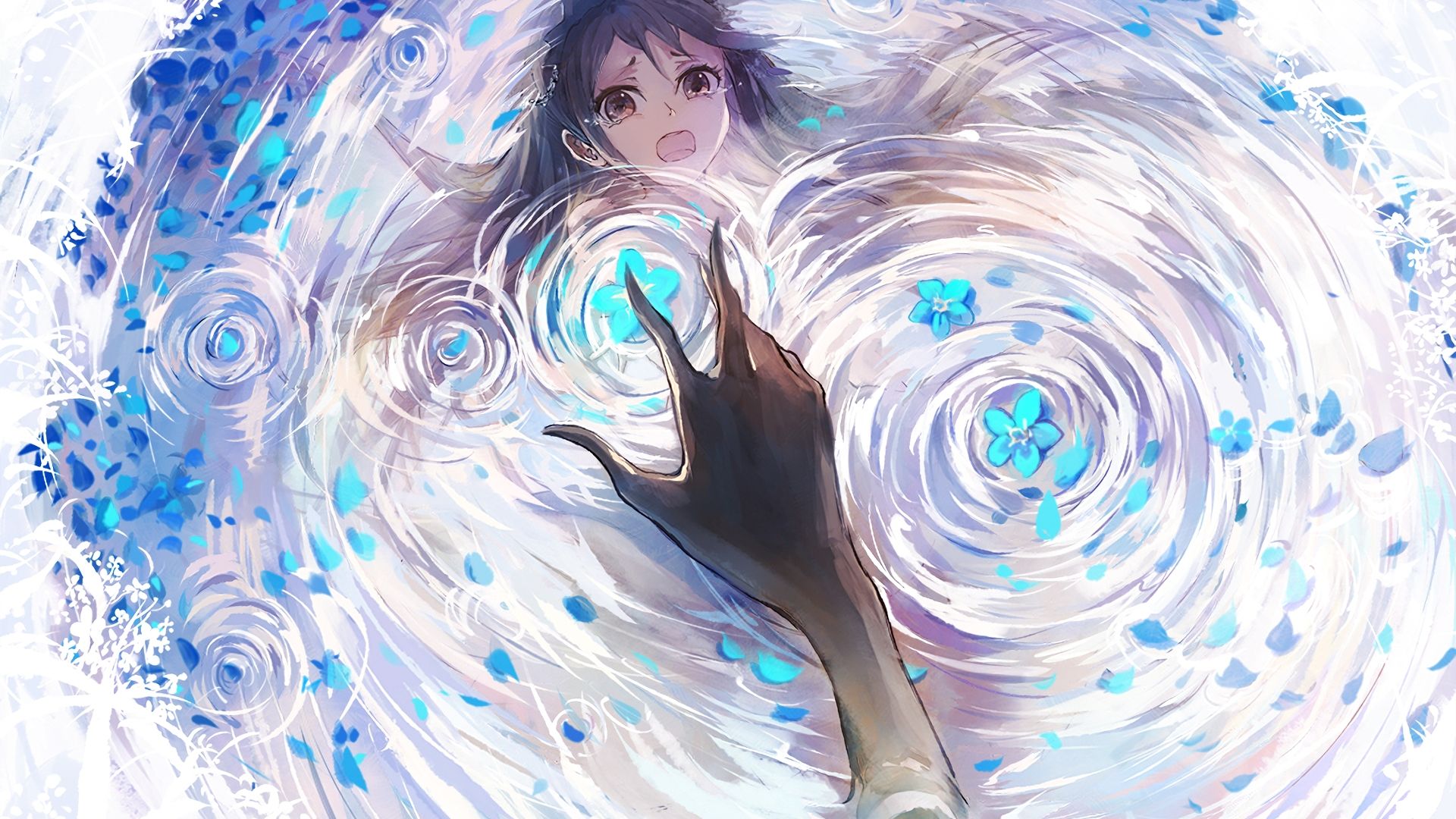 Desktop Wallpaper Anime Girl, Anime, Magic, HD Image, Picture, Background, W4vadv