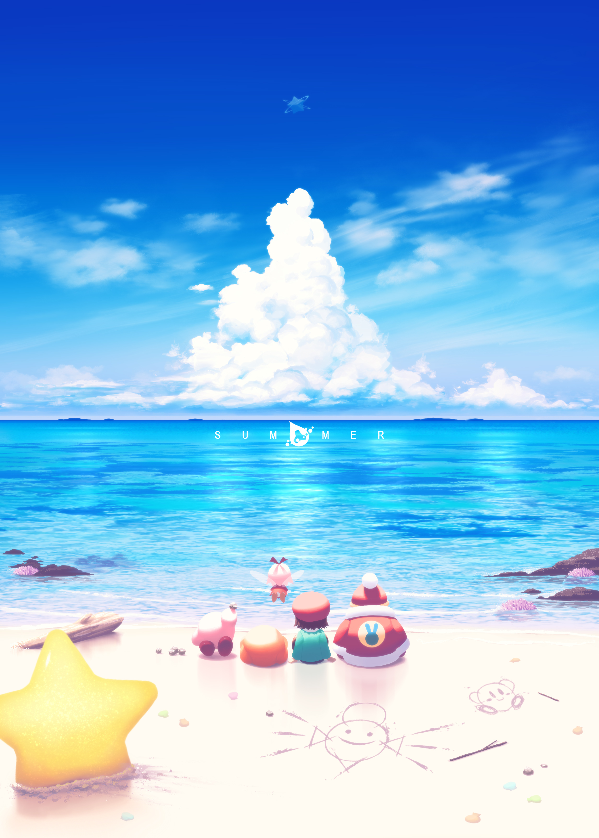 That Summer Place (Kirby 64: The Crystal Shards) [3840x2160]