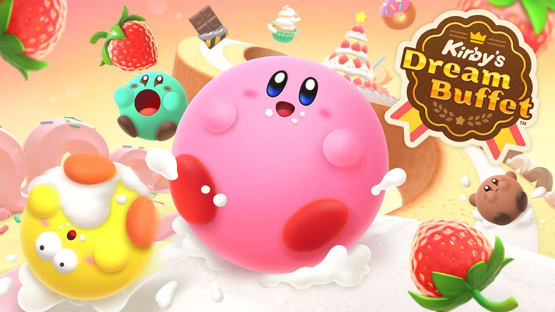 Kirby's Dream Buffet is a new competitive eating game coming this Summer