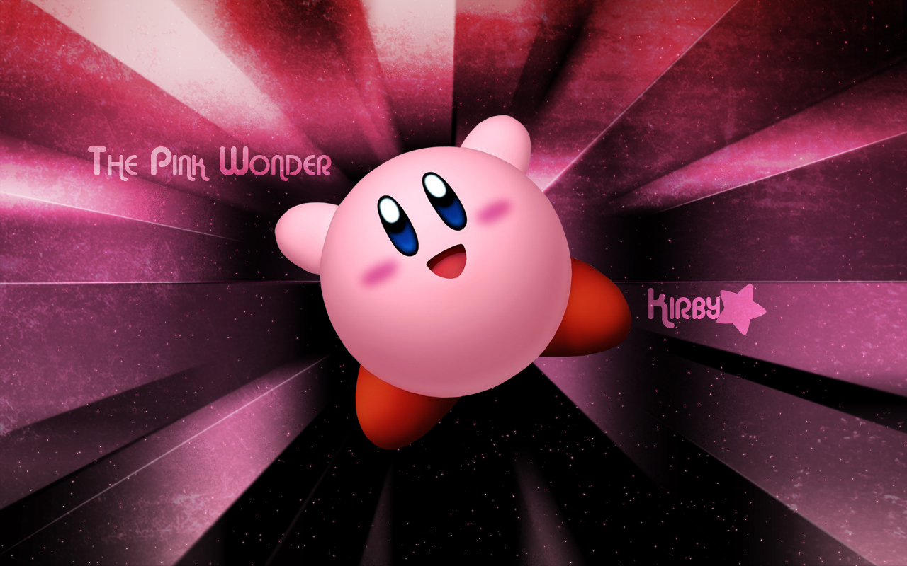 Pink Kirby Wallpaper