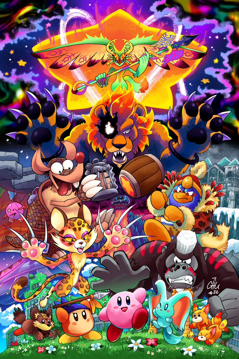 Kirby VS. The Beast Pack Poster By The Chu Fur Affinity [dot] Net