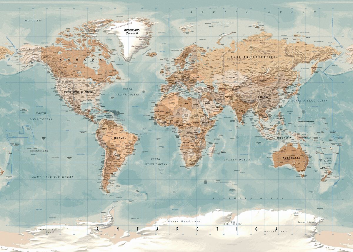 World map' Poster