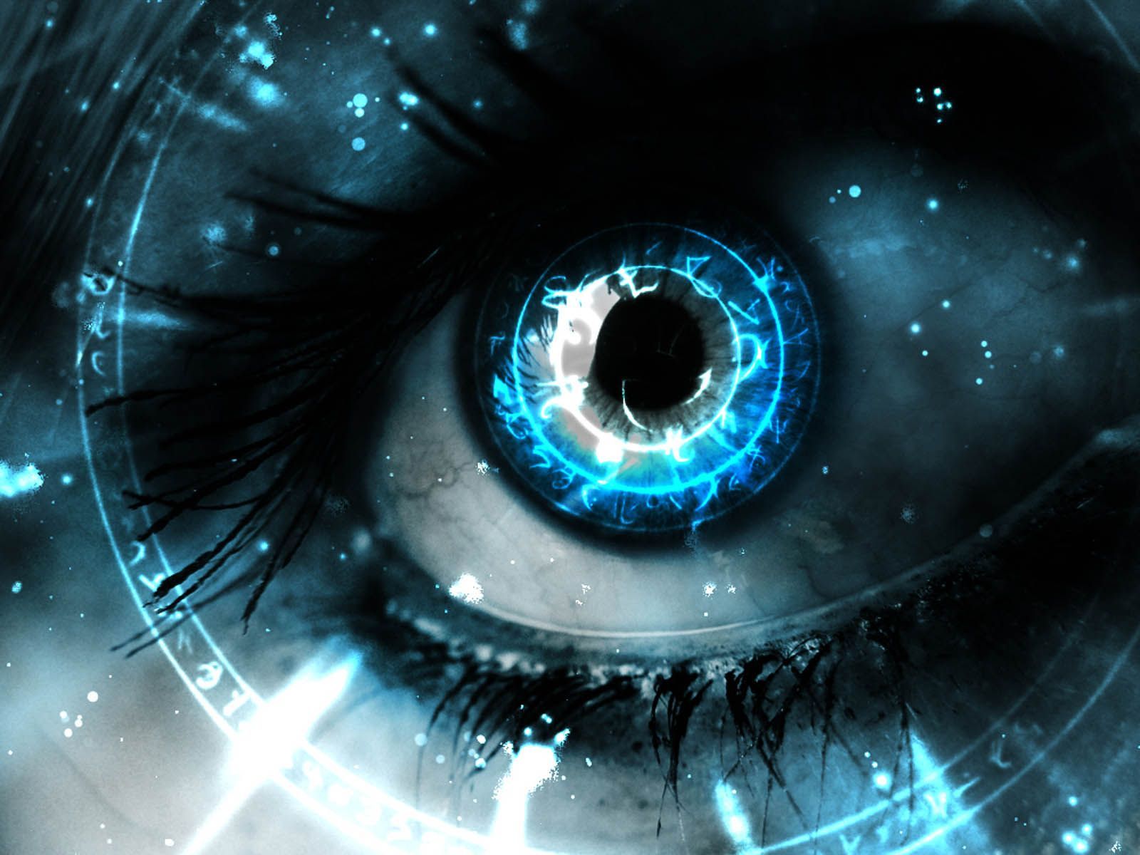 Cool 3D Iris Wallpaper