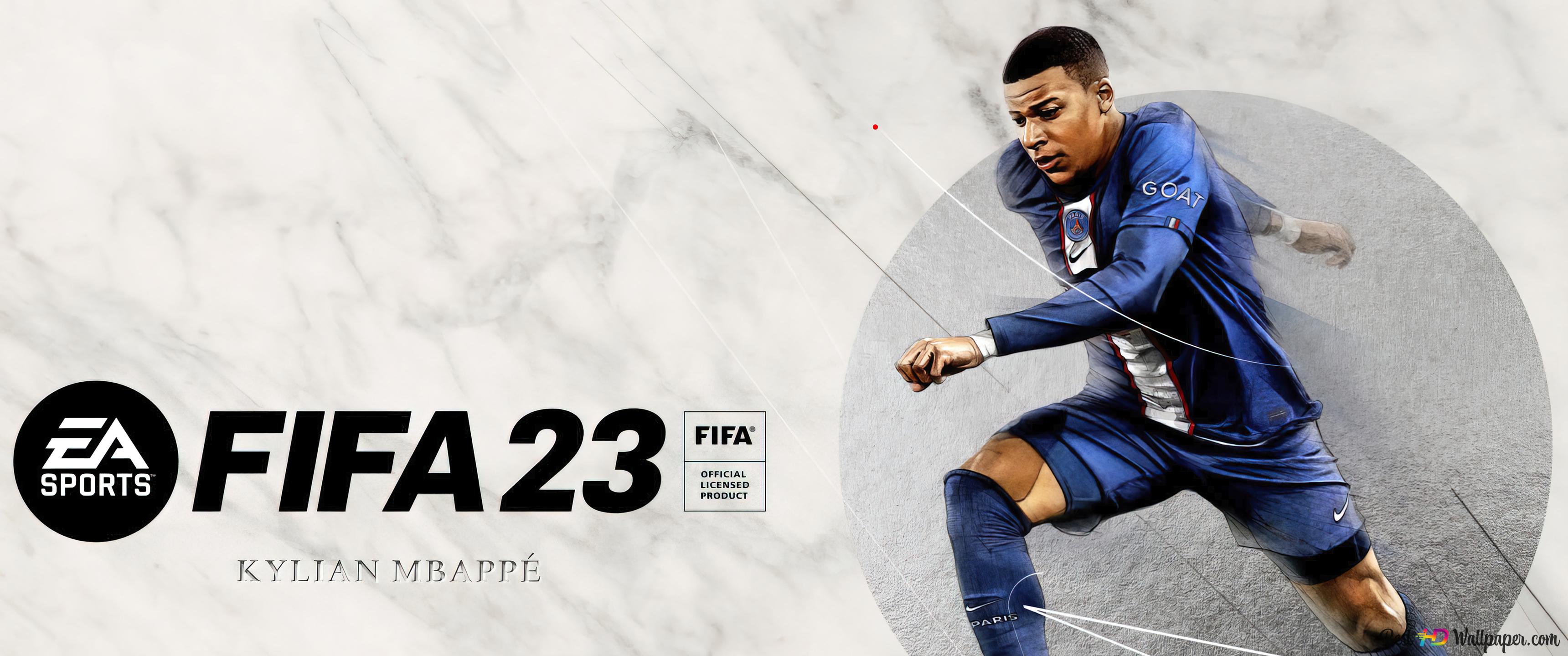FIFA 23. Kylian Mbappe 4K wallpaper download
