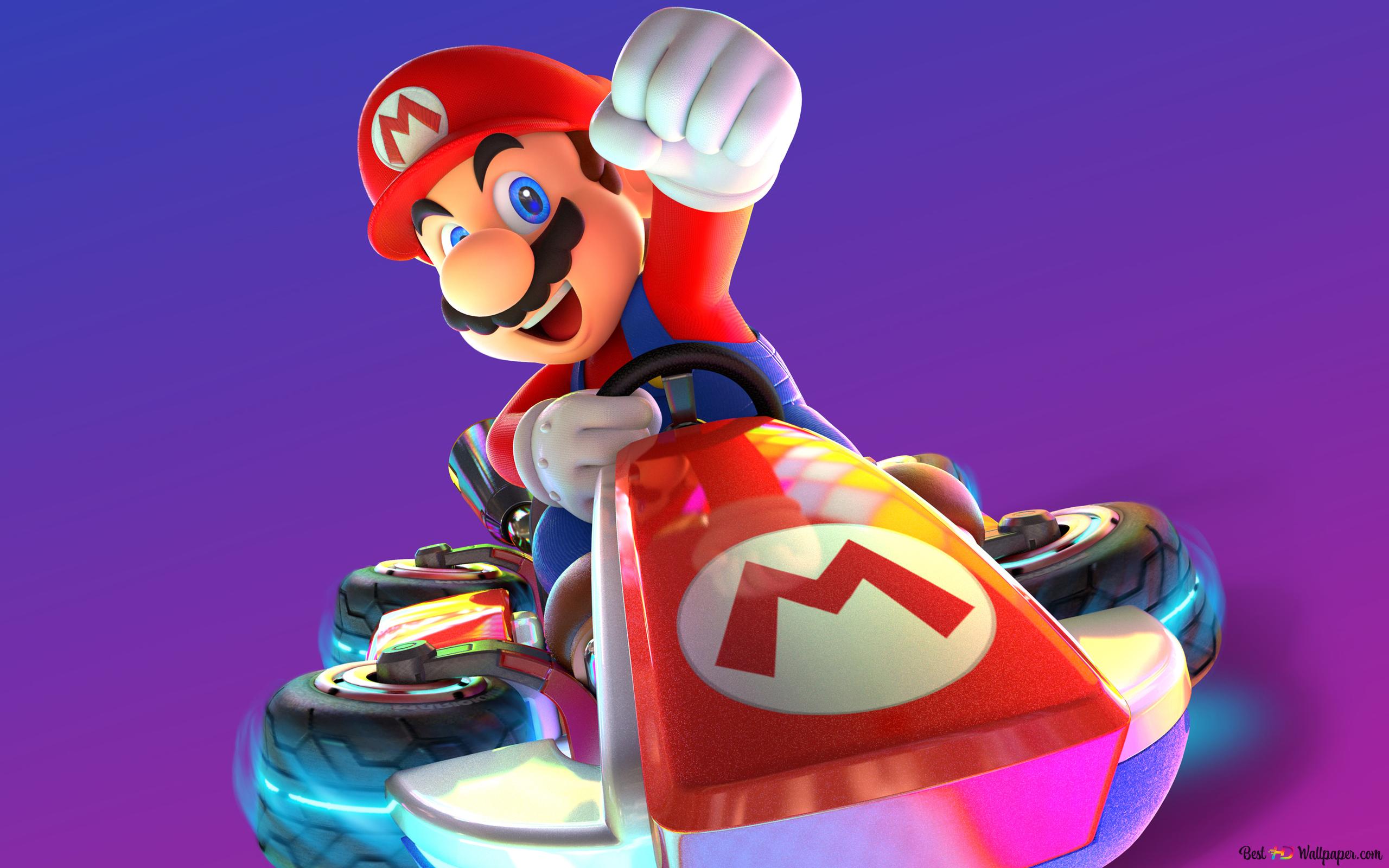 Mario Kart 8 Video Game 2K wallpaper download