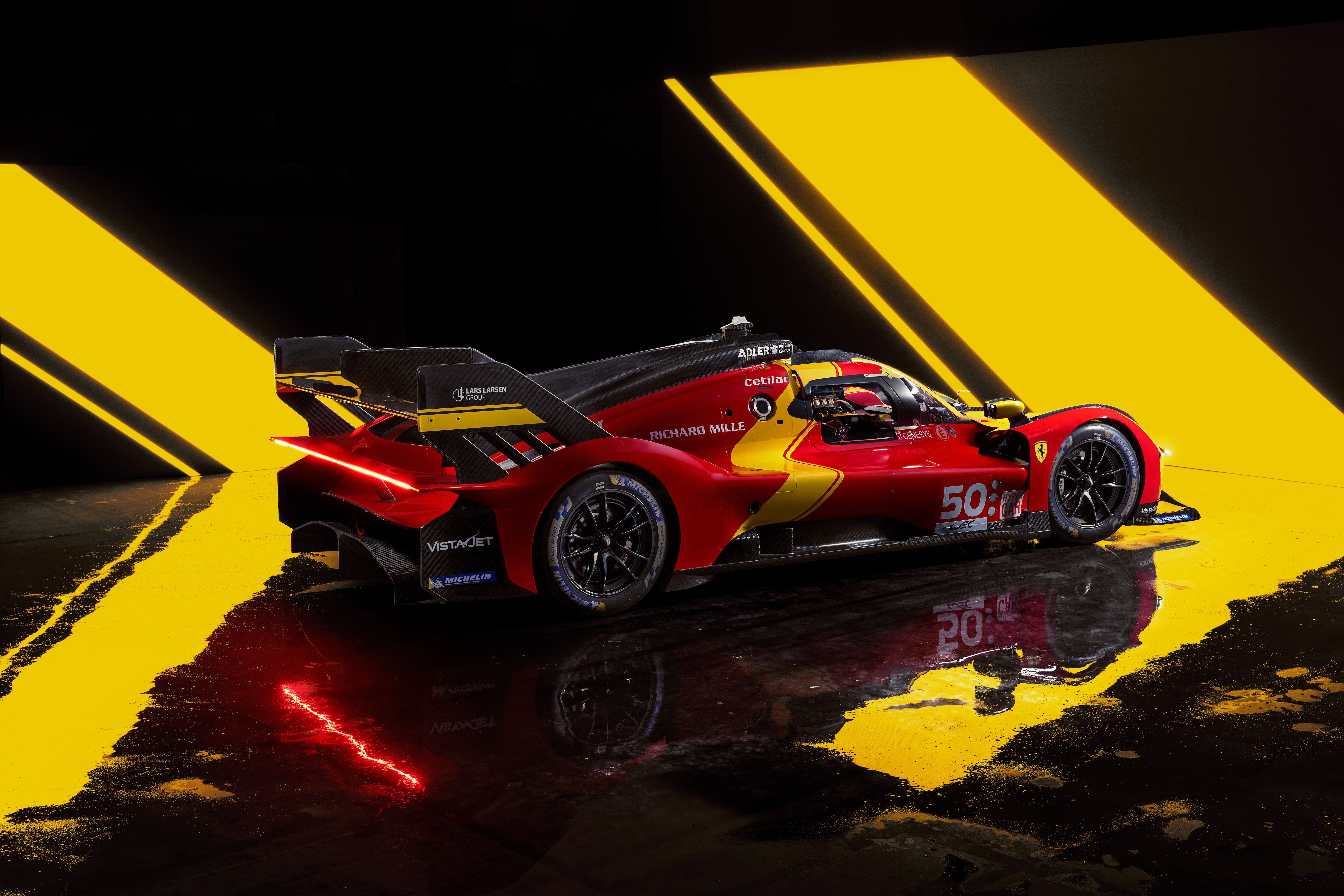 View Photo of Ferrari's LMH Race Car