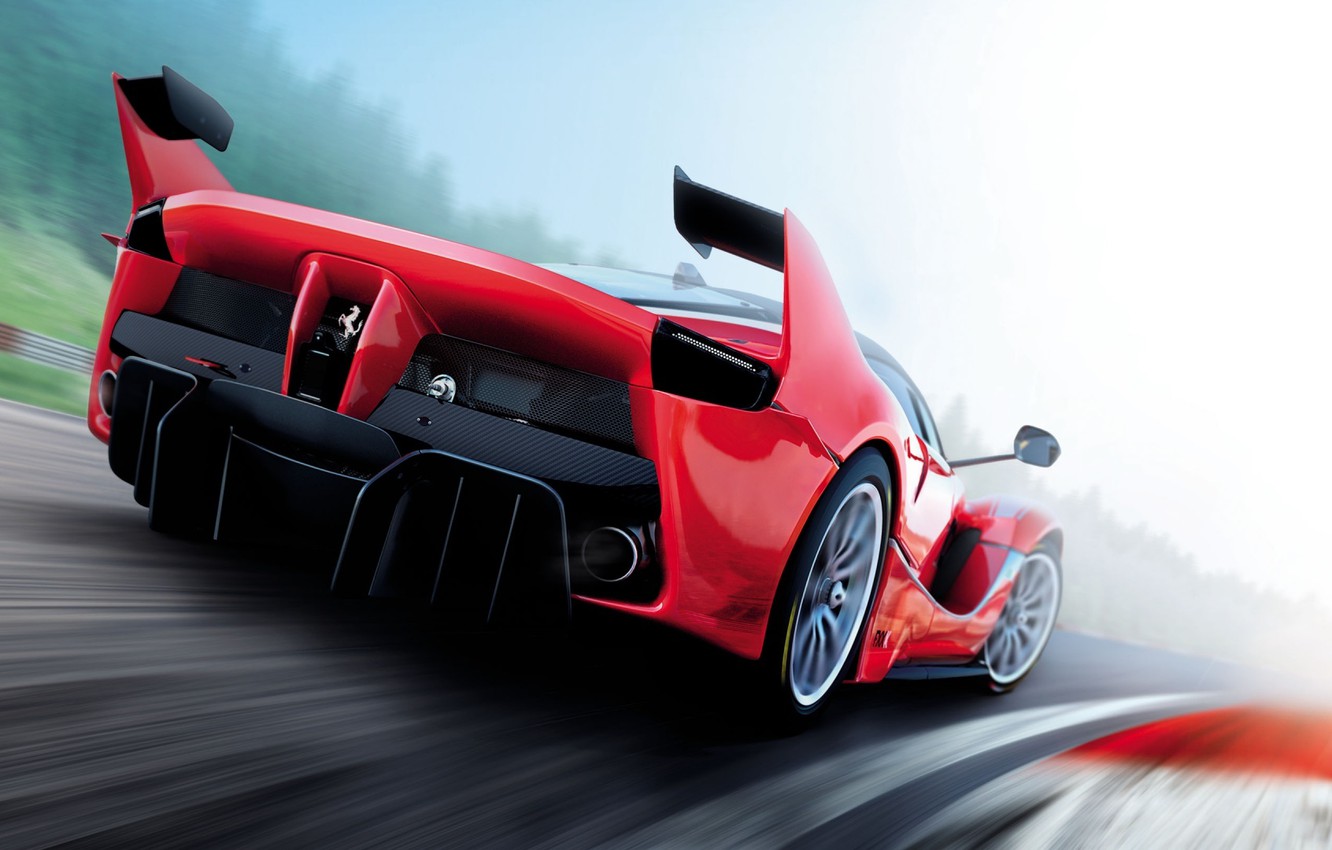 Wallpaper Ferrari, Race, Assetto Corsa, Simulator image for desktop, section игры