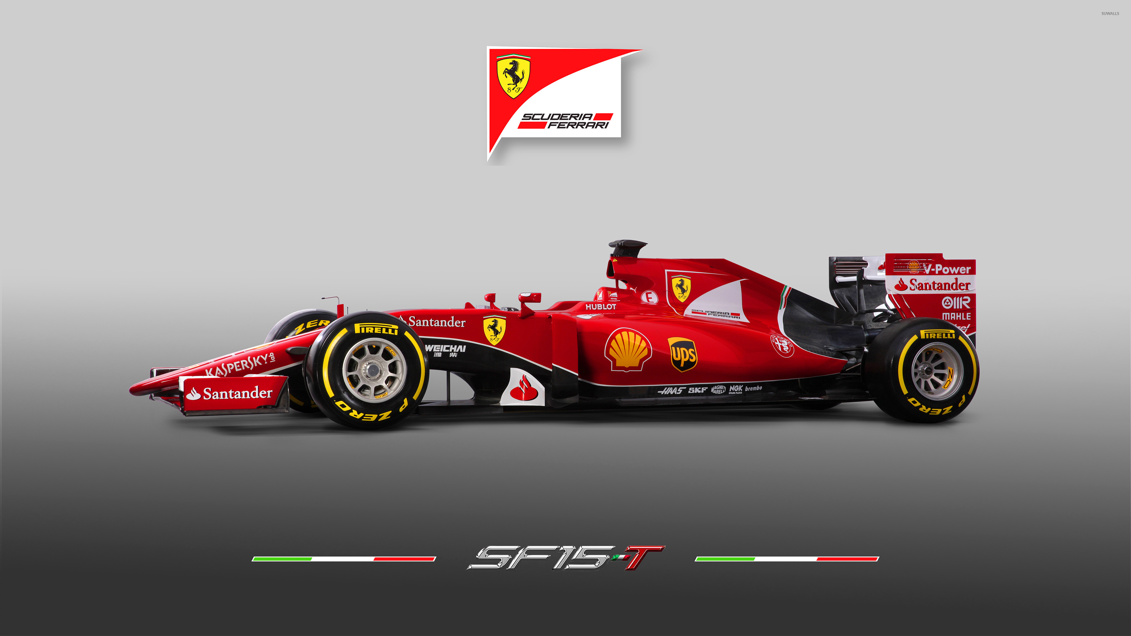 Wallpaper Red and Black Ferrari f 1, Background Free Image