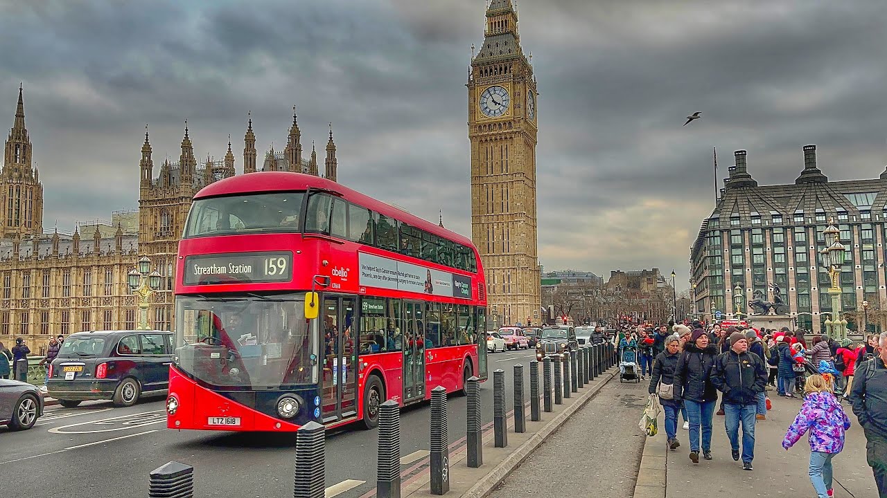 London Walk 2023. Relaxing Evening Walking tour in Central London [4K HDR]